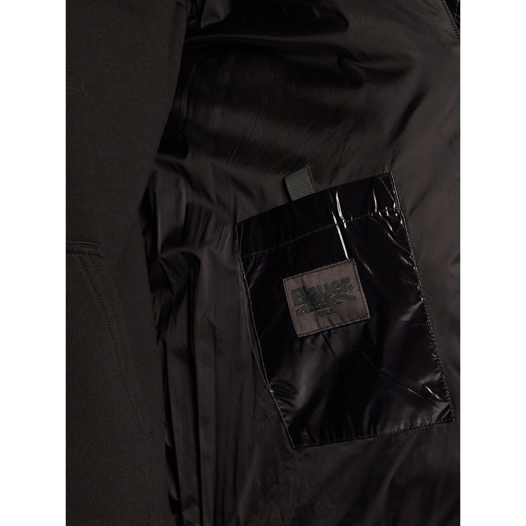 Blauer Пухено яке Heidi BLDC03059 006358 Черен Regular Fit - Pepit.bg