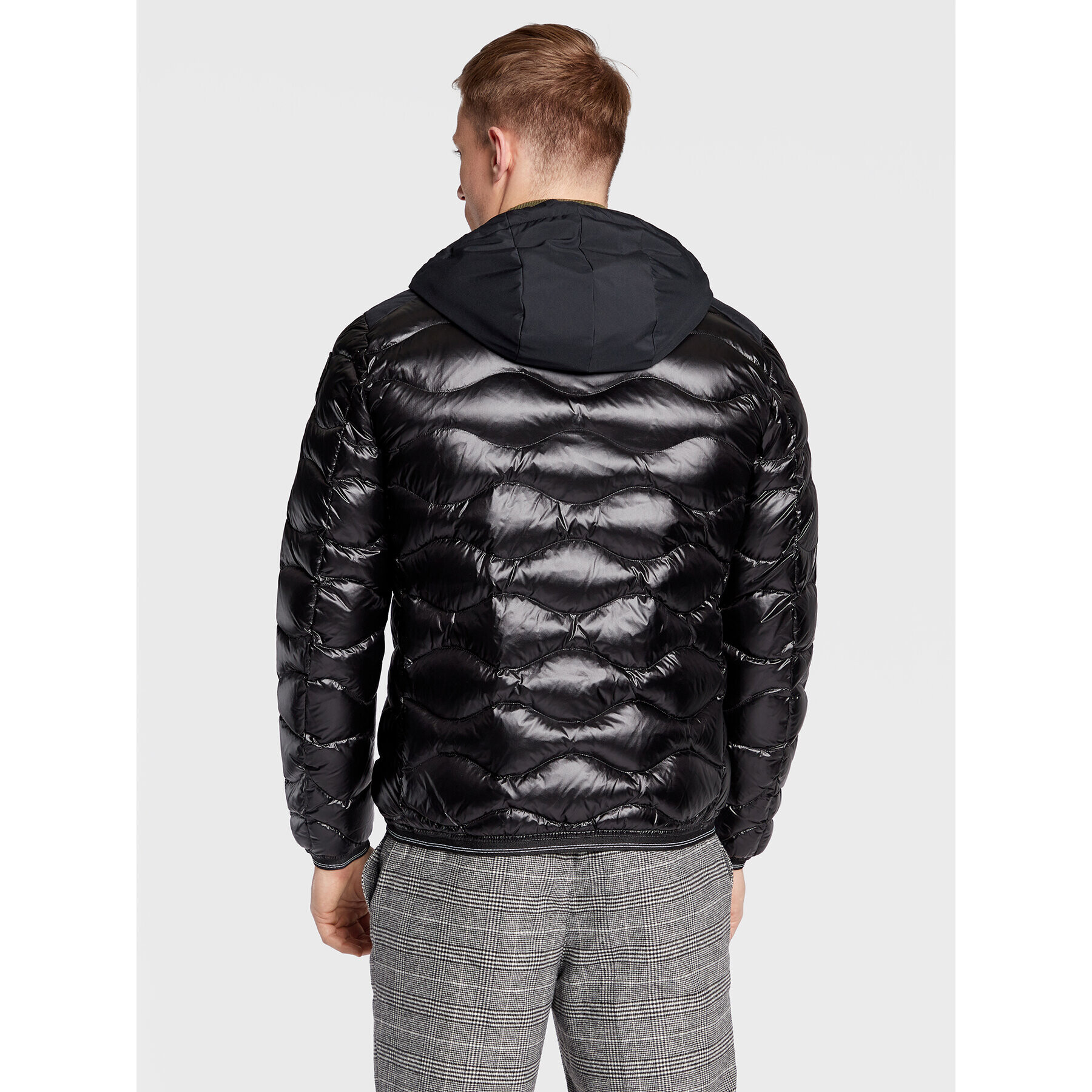 Blauer Пухено яке Kent BLUC03013 006355 Черен Regular Fit - Pepit.bg