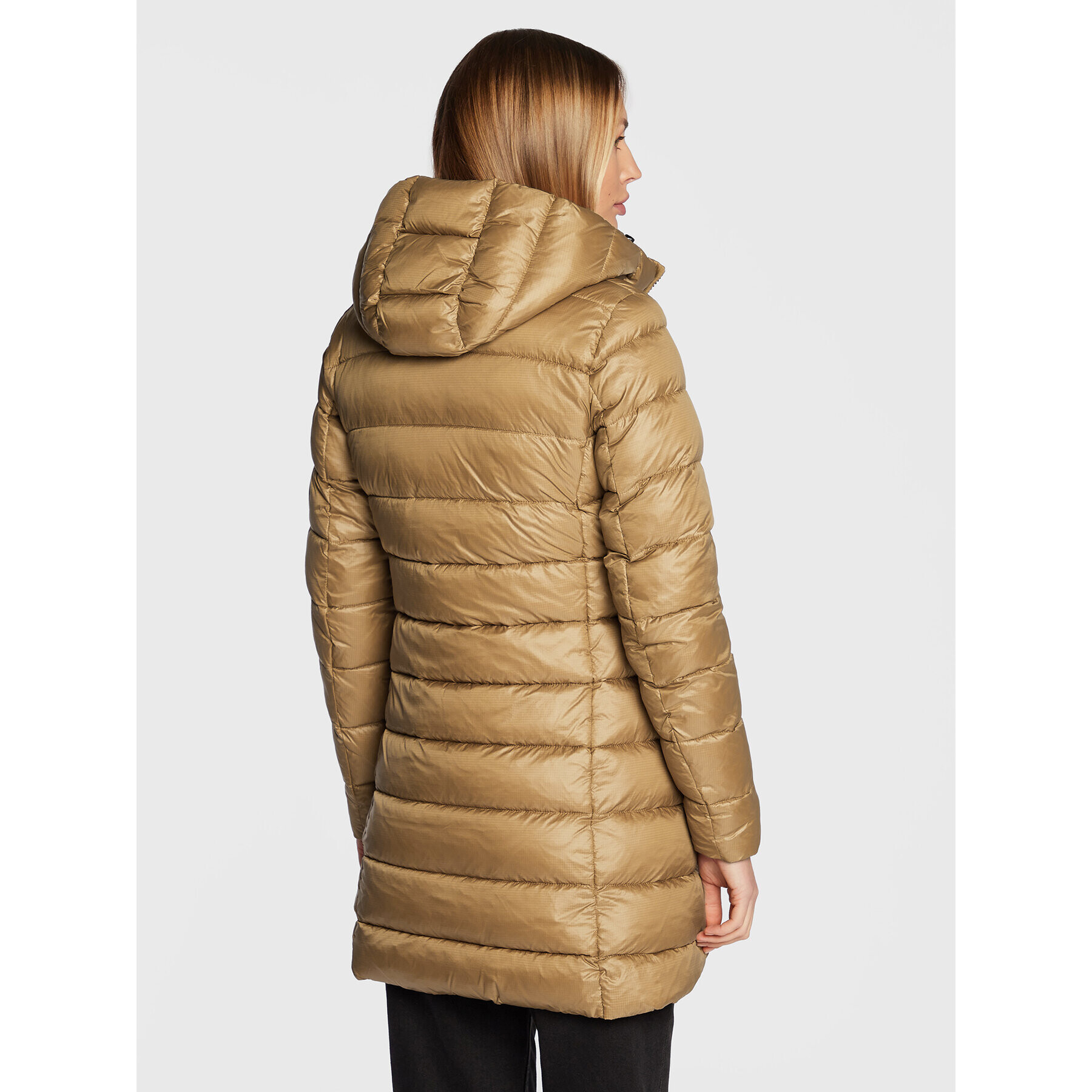 Blauer Пухено яке Lena BLDK02146 005958 Бежов Regular Fit - Pepit.bg