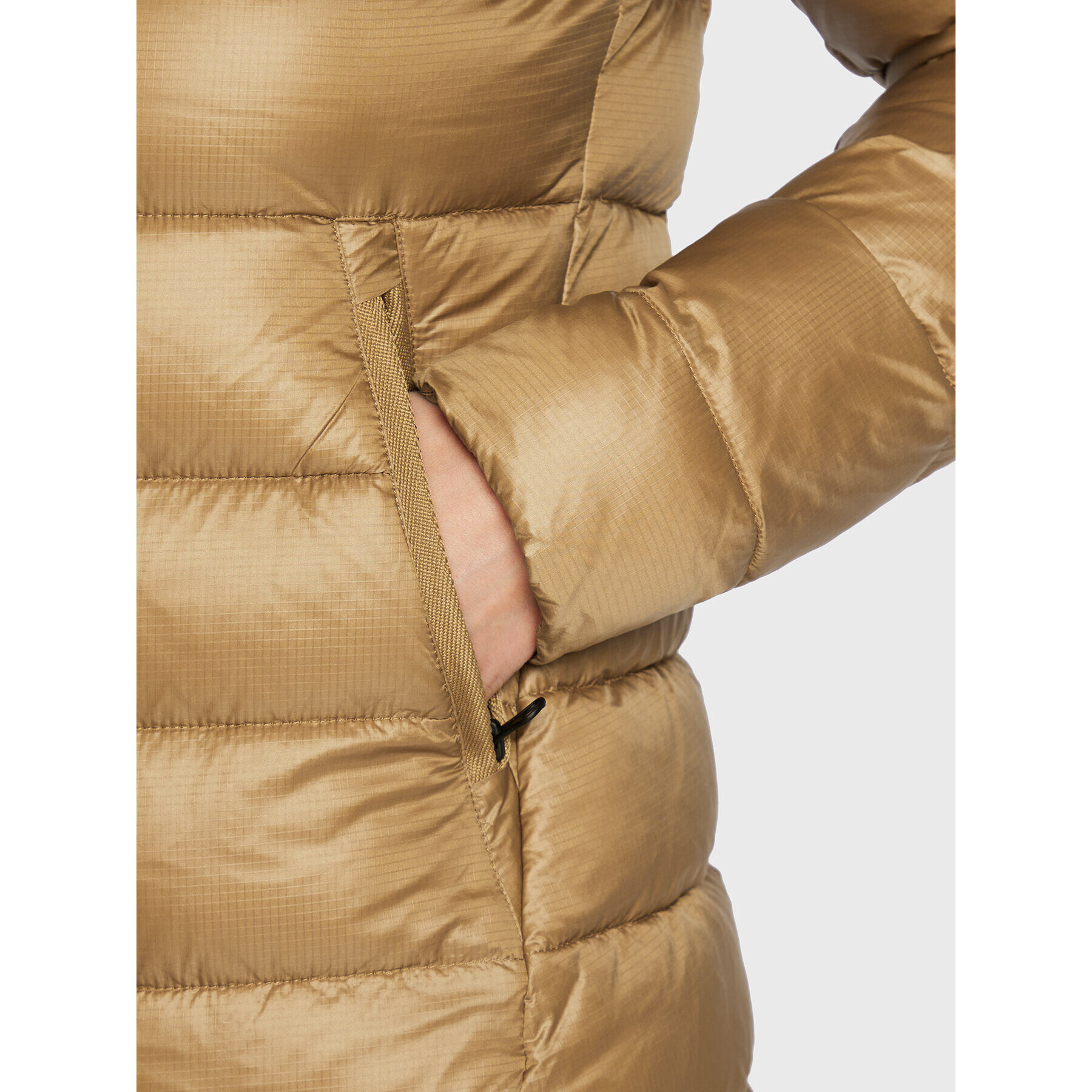 Blauer Пухено яке Lena BLDK02146 005958 Бежов Regular Fit - Pepit.bg
