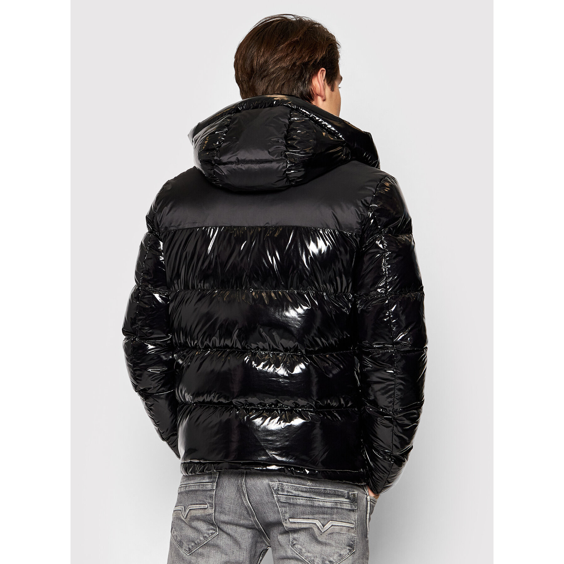 Blauer Пухено яке Rafael Shiny 21WBLUC03082 006083 Черен Regular Fit - Pepit.bg