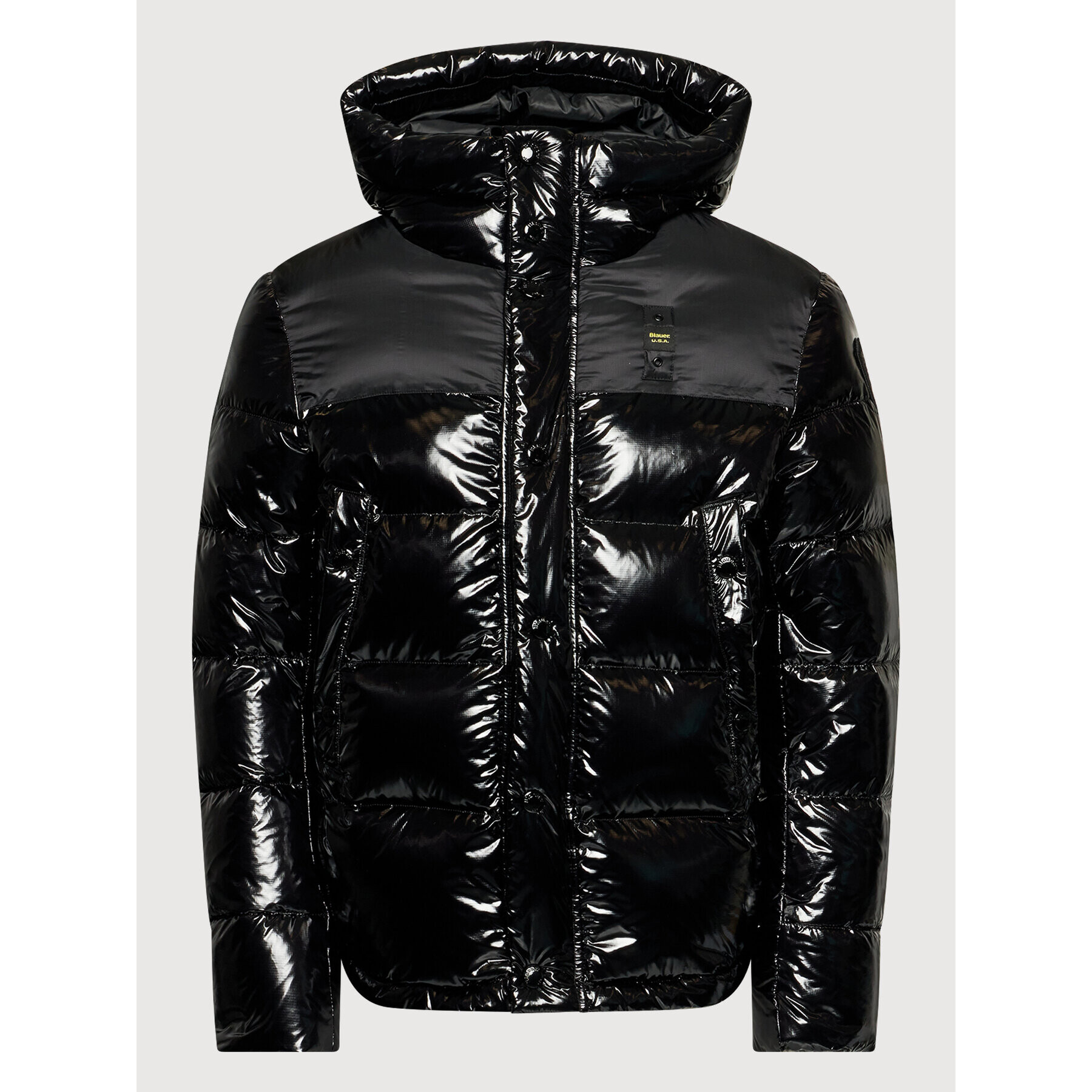 Blauer Пухено яке Rafael Shiny 21WBLUC03082 006083 Черен Regular Fit - Pepit.bg