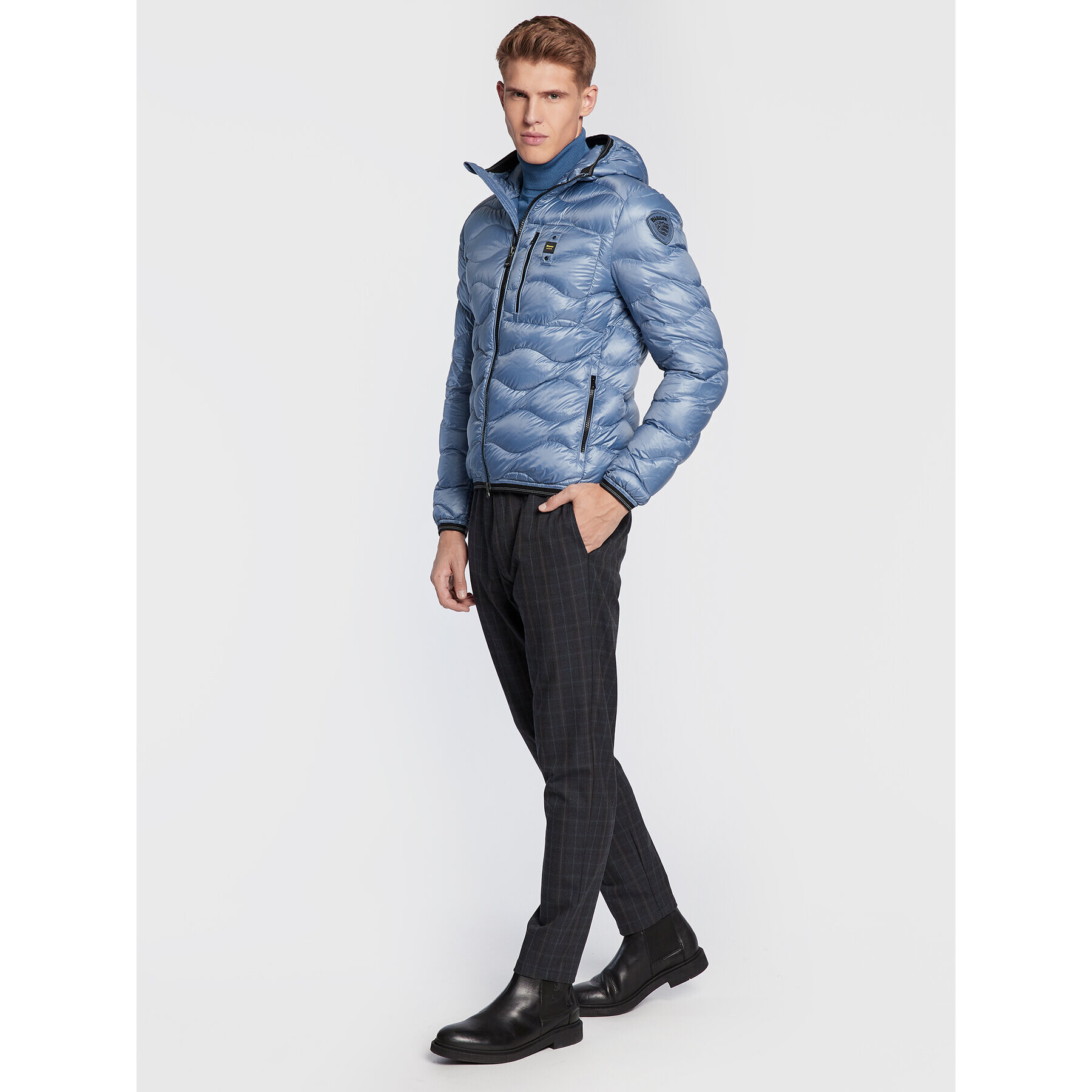 Blauer Пухено яке Terence BLUC03014 006355 Син Regular Fit - Pepit.bg