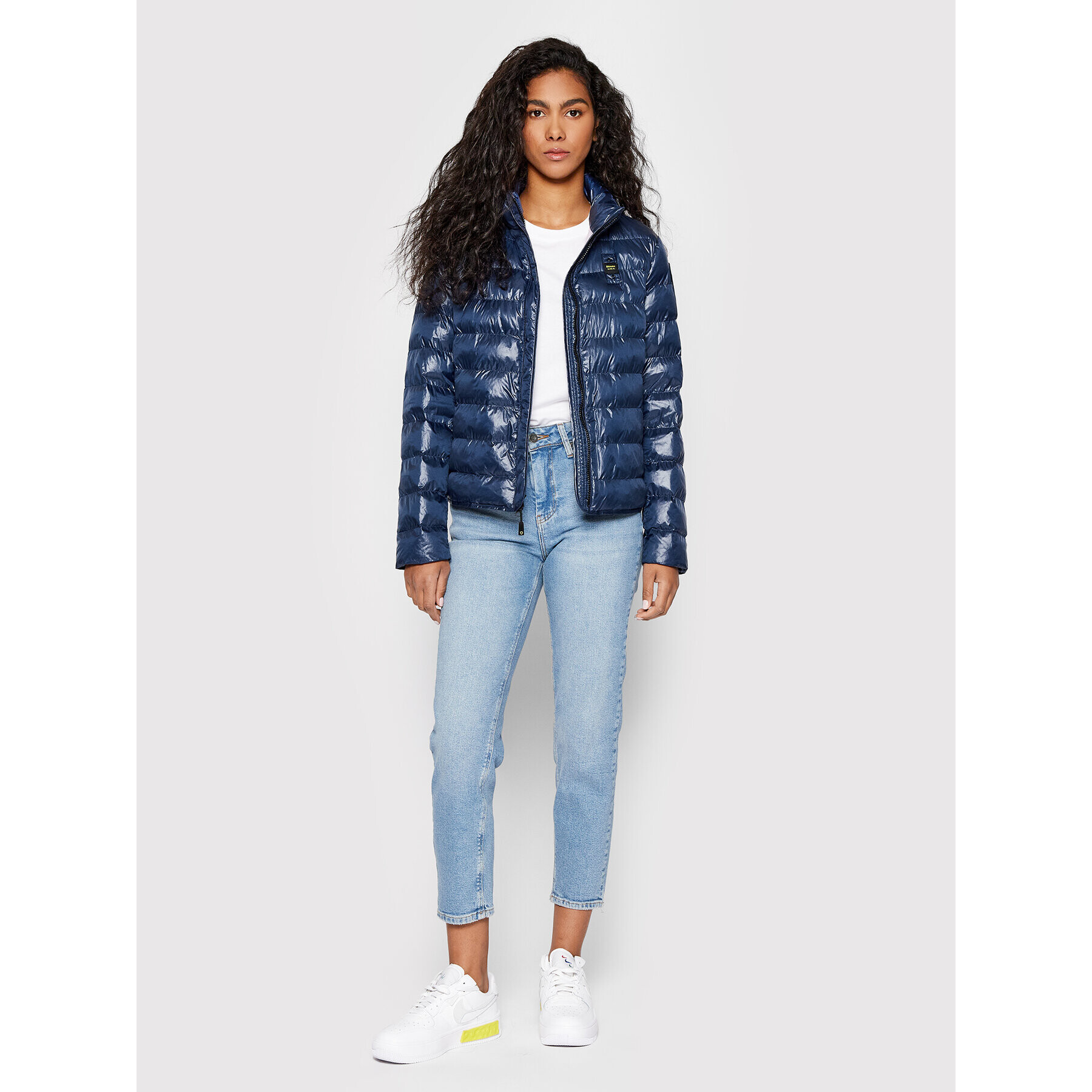 Blauer Пухено яке Vicki BLDC02166 005958 Тъмносин Regular Fit - Pepit.bg