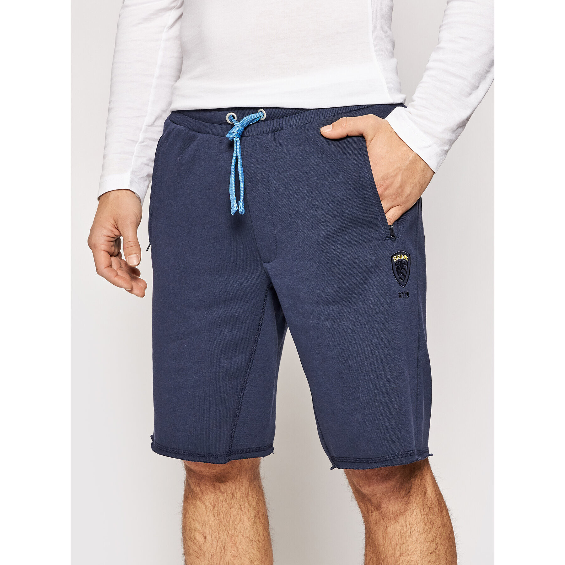 Blauer Спортни шорти 21SBLUF07121 005662 Тъмносин Regular Fit - Pepit.bg