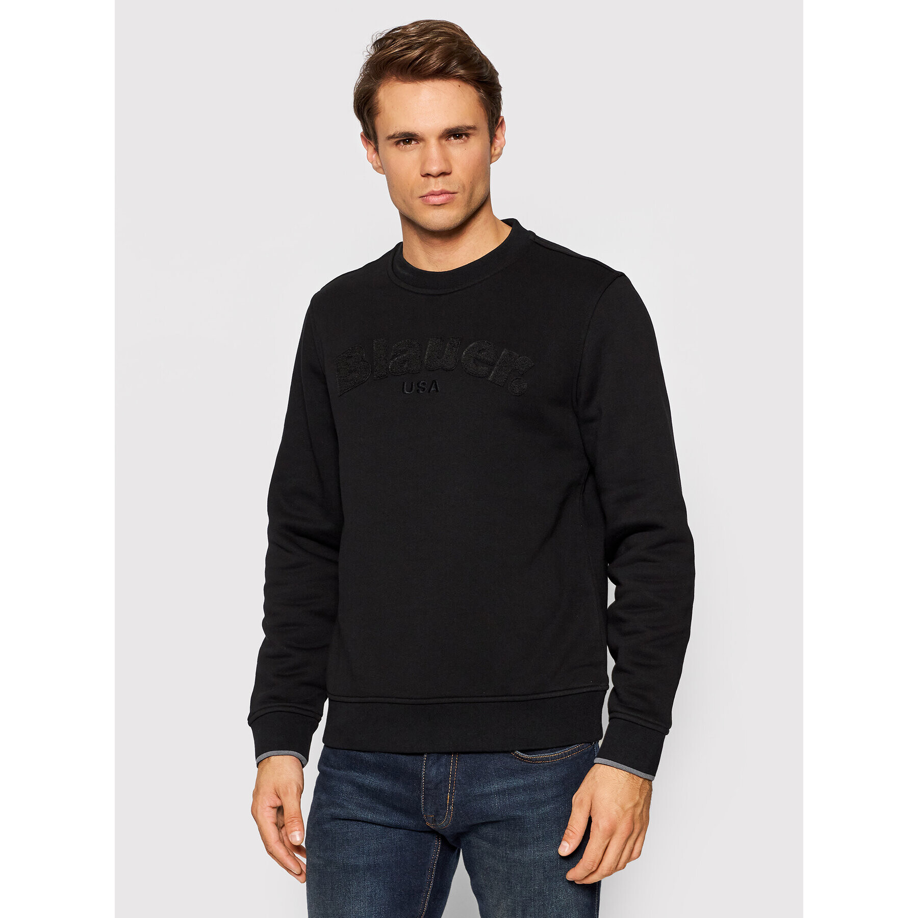 Blauer Суитшърт 21WBLUF03381 005787 Черен Regular Fit - Pepit.bg
