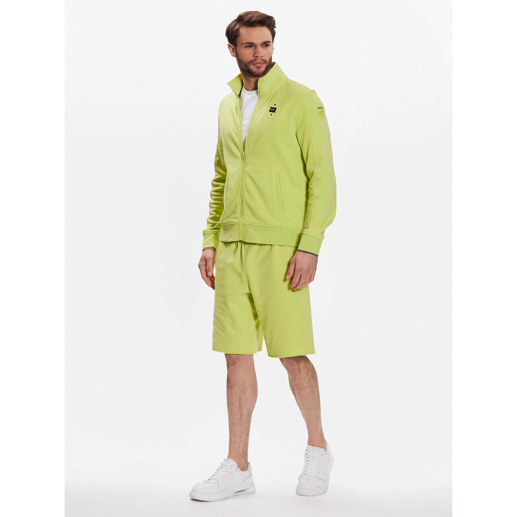 Blauer Суитшърт 23SBLUF01083 005662 Зелен Regular Fit - Pepit.bg