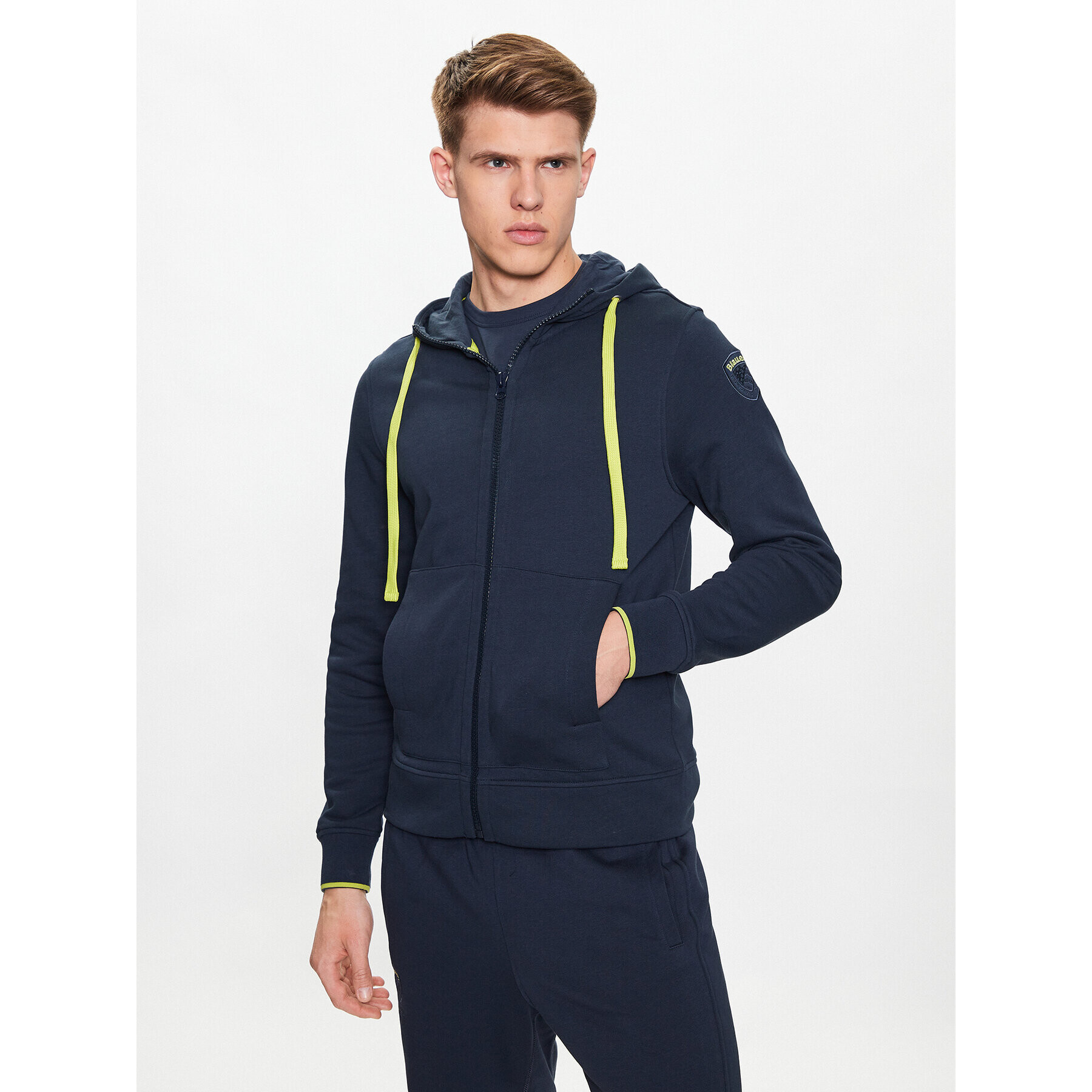 Blauer Суитшърт 23SBLUF02090 005662 Тъмносин Regular Fit - Pepit.bg