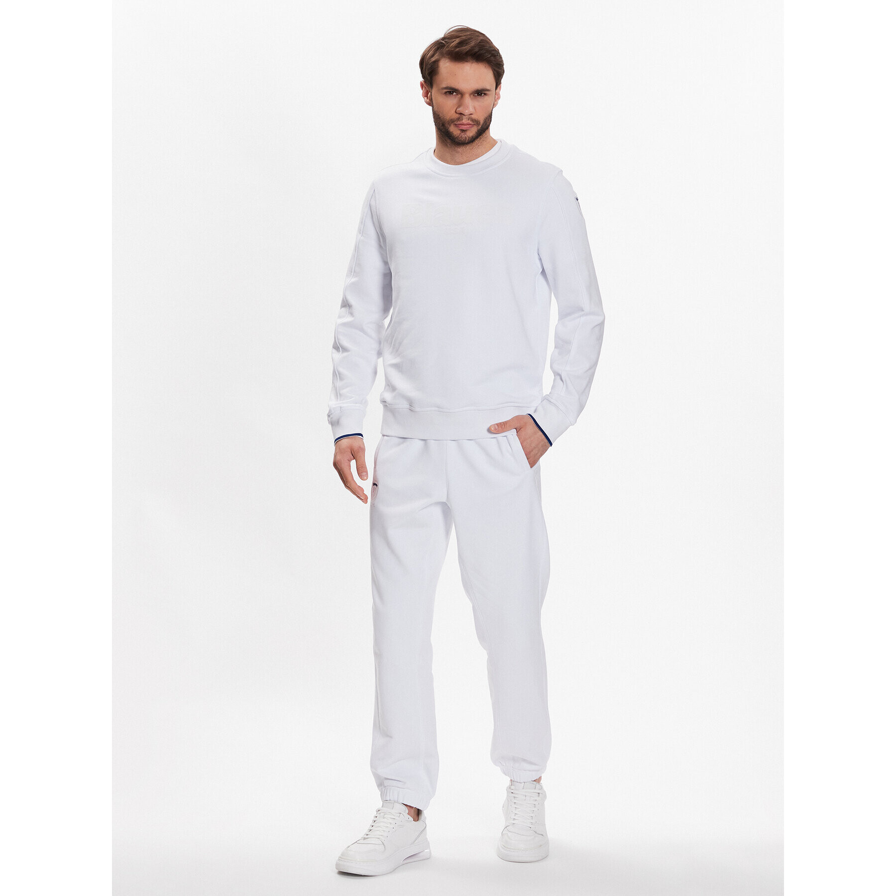 Blauer Суитшърт 23SBLUF03084 005662 Бял Regular Fit - Pepit.bg