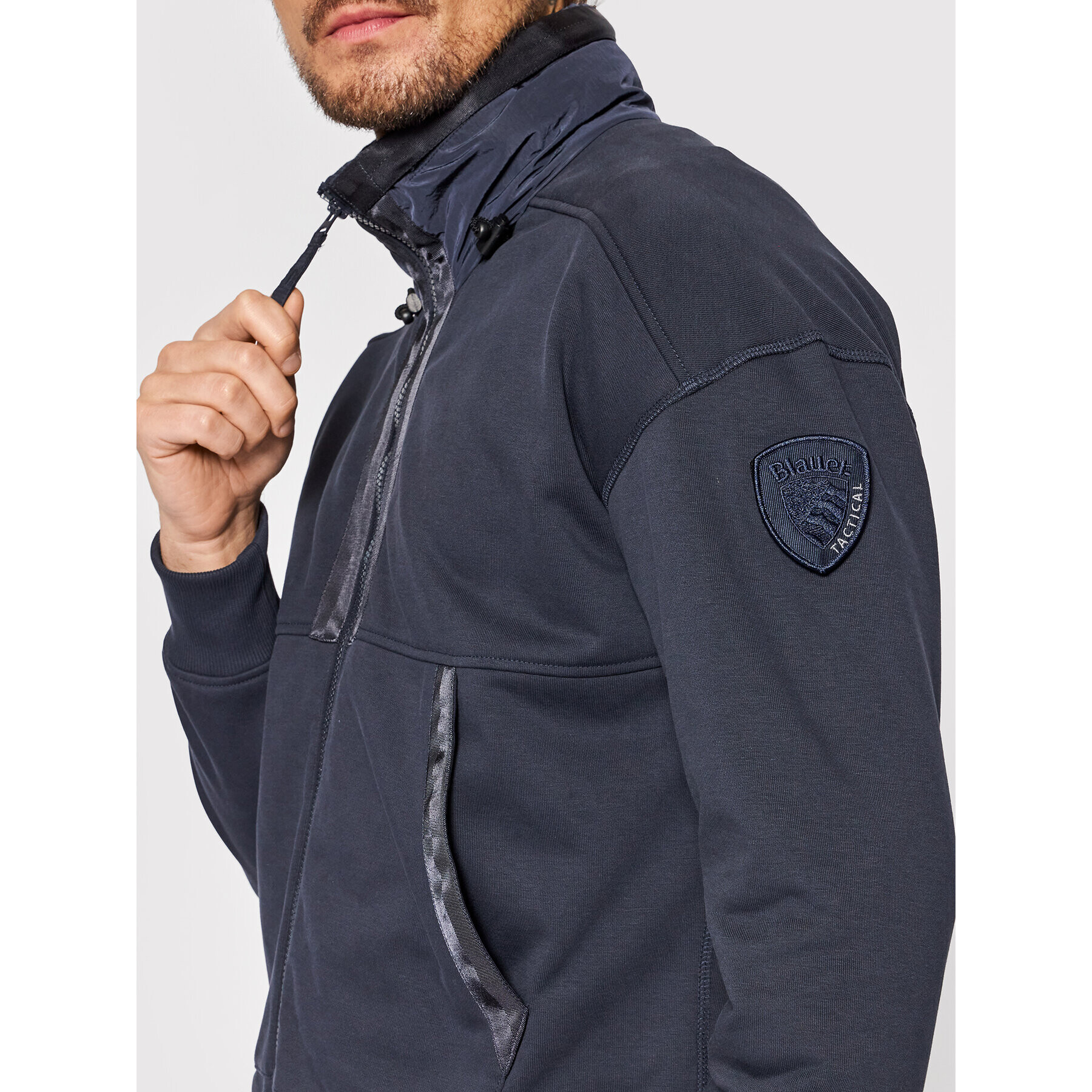 Blauer Суитшърт External Mark BLUF01068 006234 Тъмносин Regular Fit - Pepit.bg