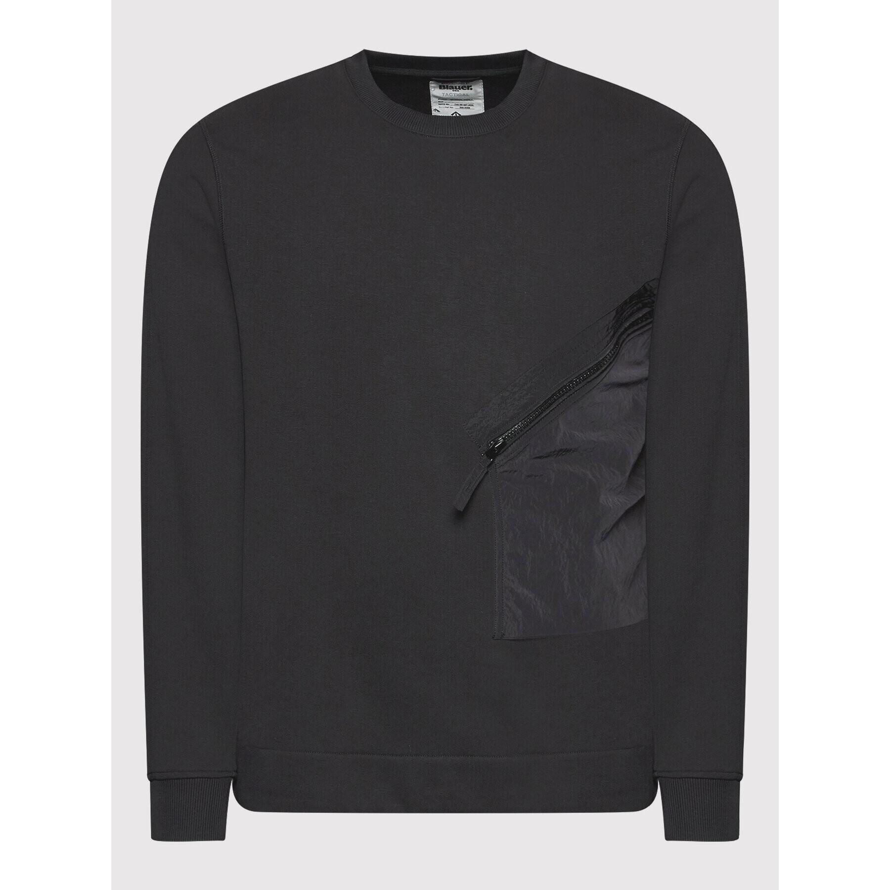 Blauer Суитшърт External Mark BLUF03065 006234 Черен Regular Fit - Pepit.bg