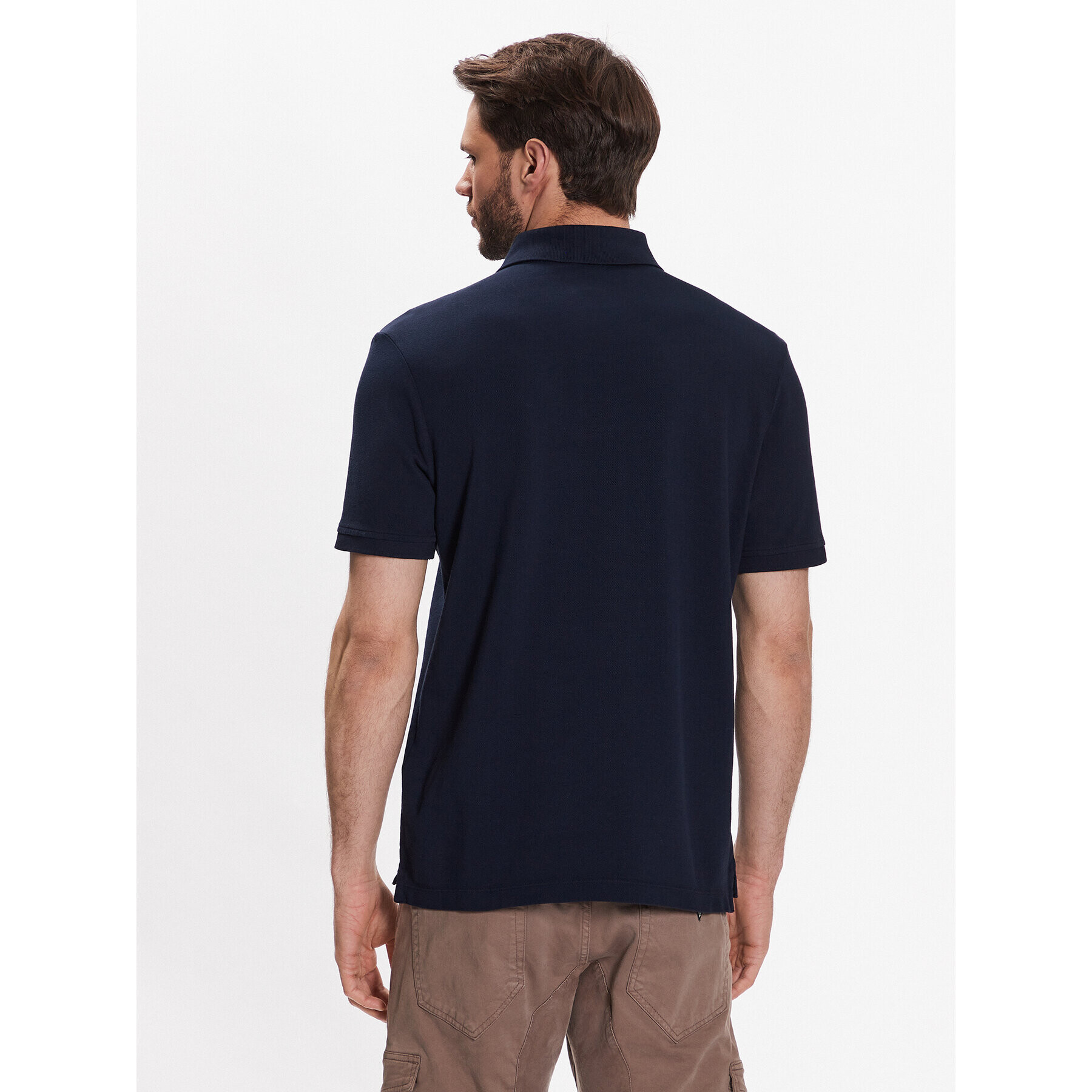 Blauer Тениска с яка и копчета 23SBLUT02348 Син Regular Fit - Pepit.bg