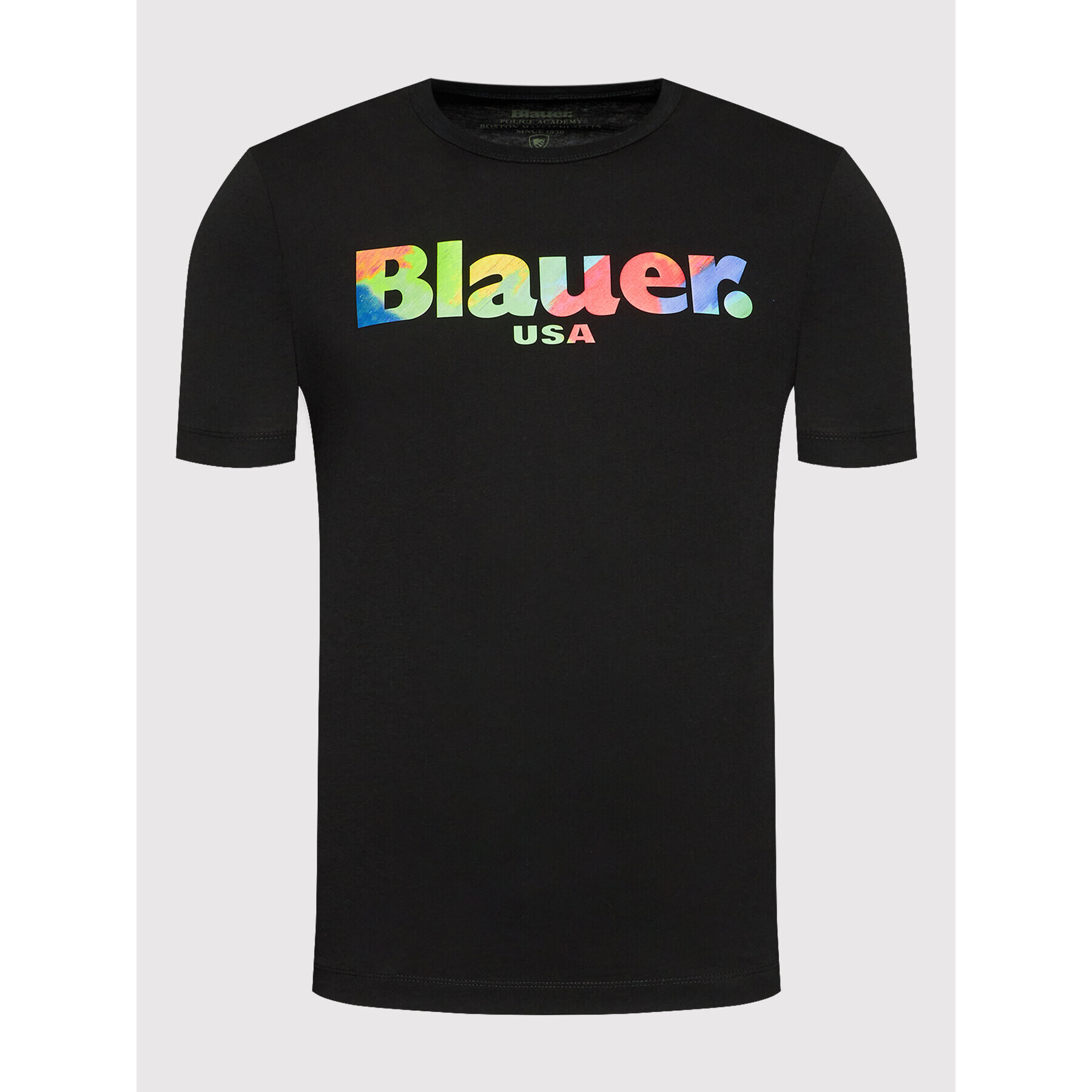 Blauer Тишърт Arcobaleno BLUH02173 004547 Черен Regular Fit - Pepit.bg