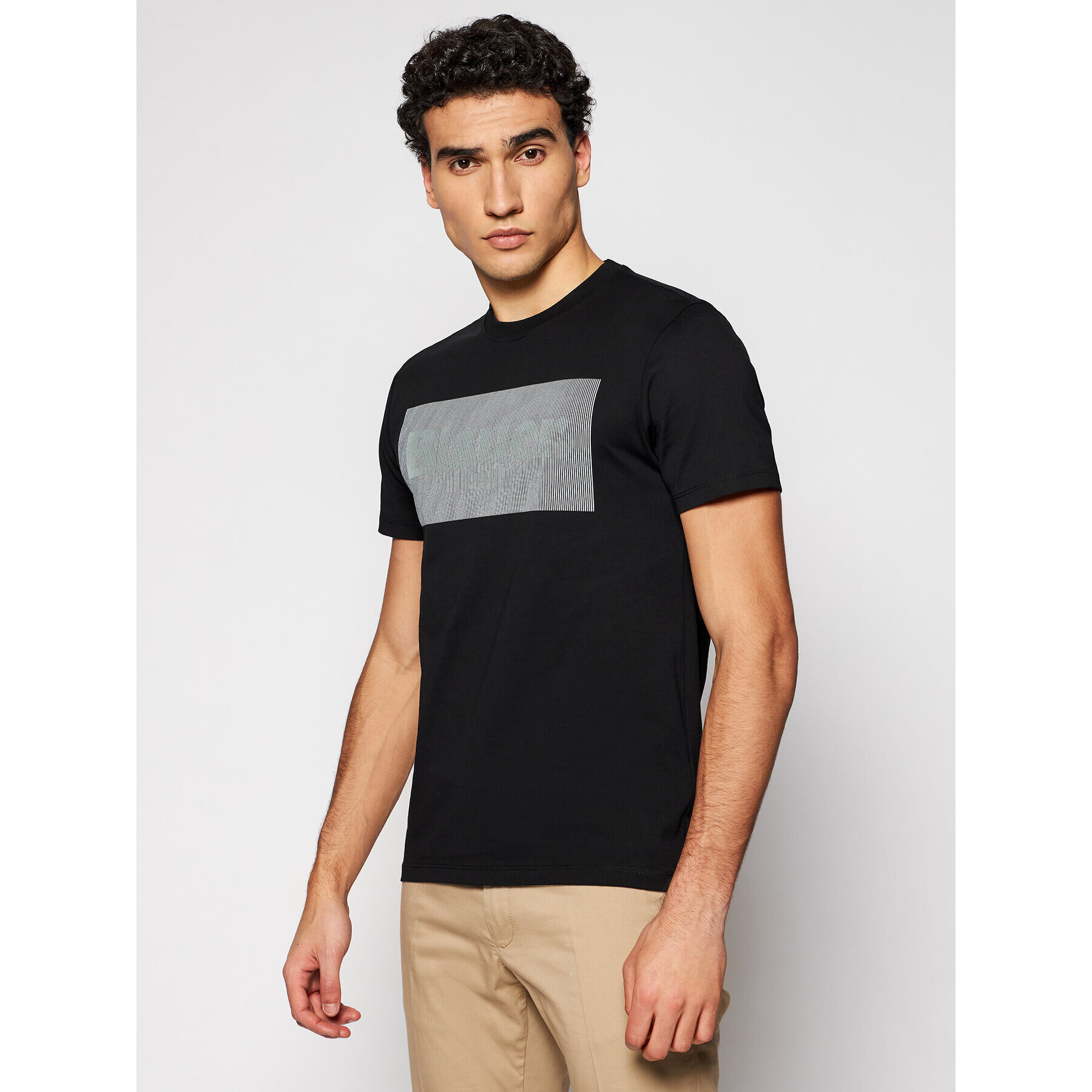 Blauer Тишърт Lenticular Print 21SBLUH02133 004547 Черен Regular Fit - Pepit.bg