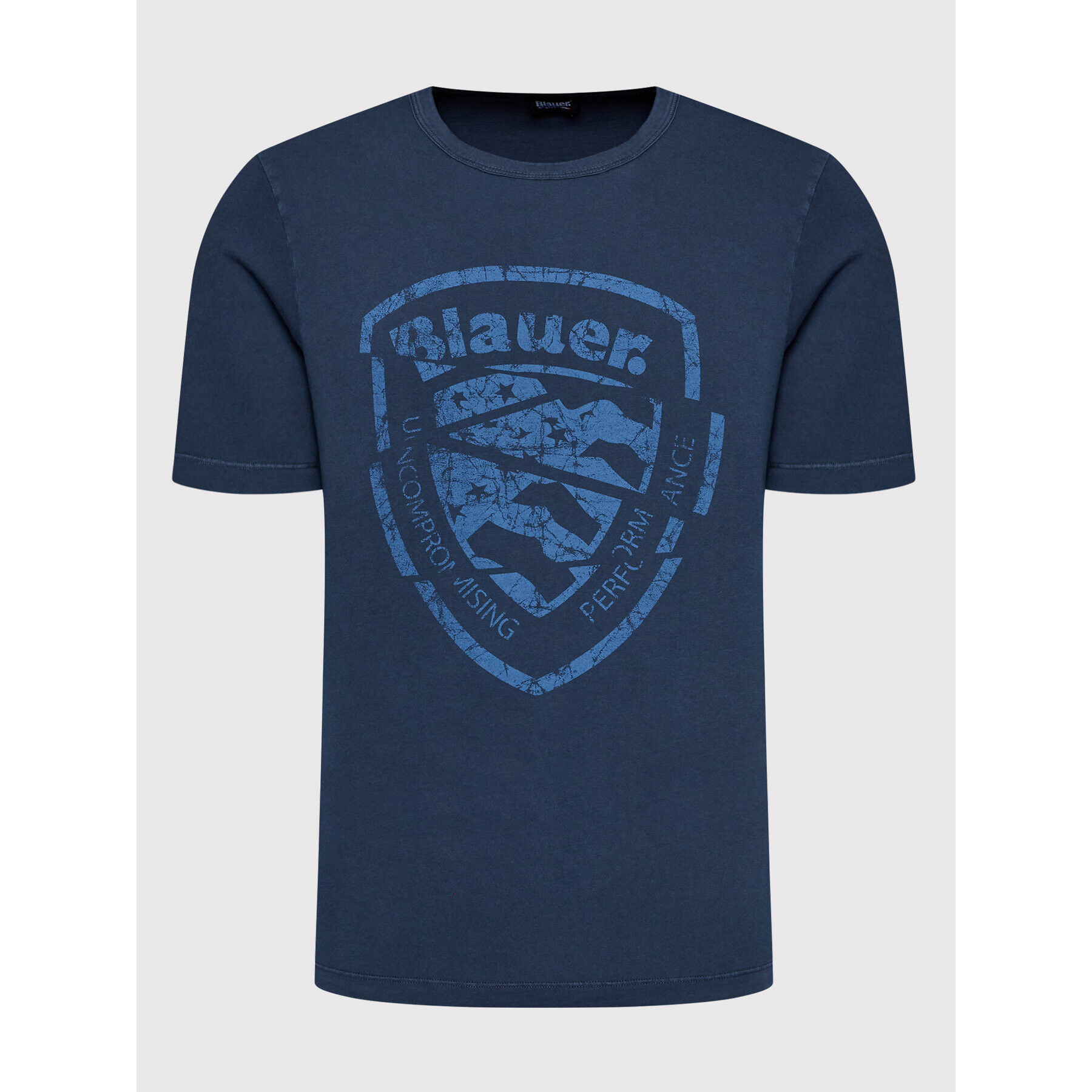 Blauer Тишърт Manica BLUH02180 006208 Тъмносин Regular Fit - Pepit.bg