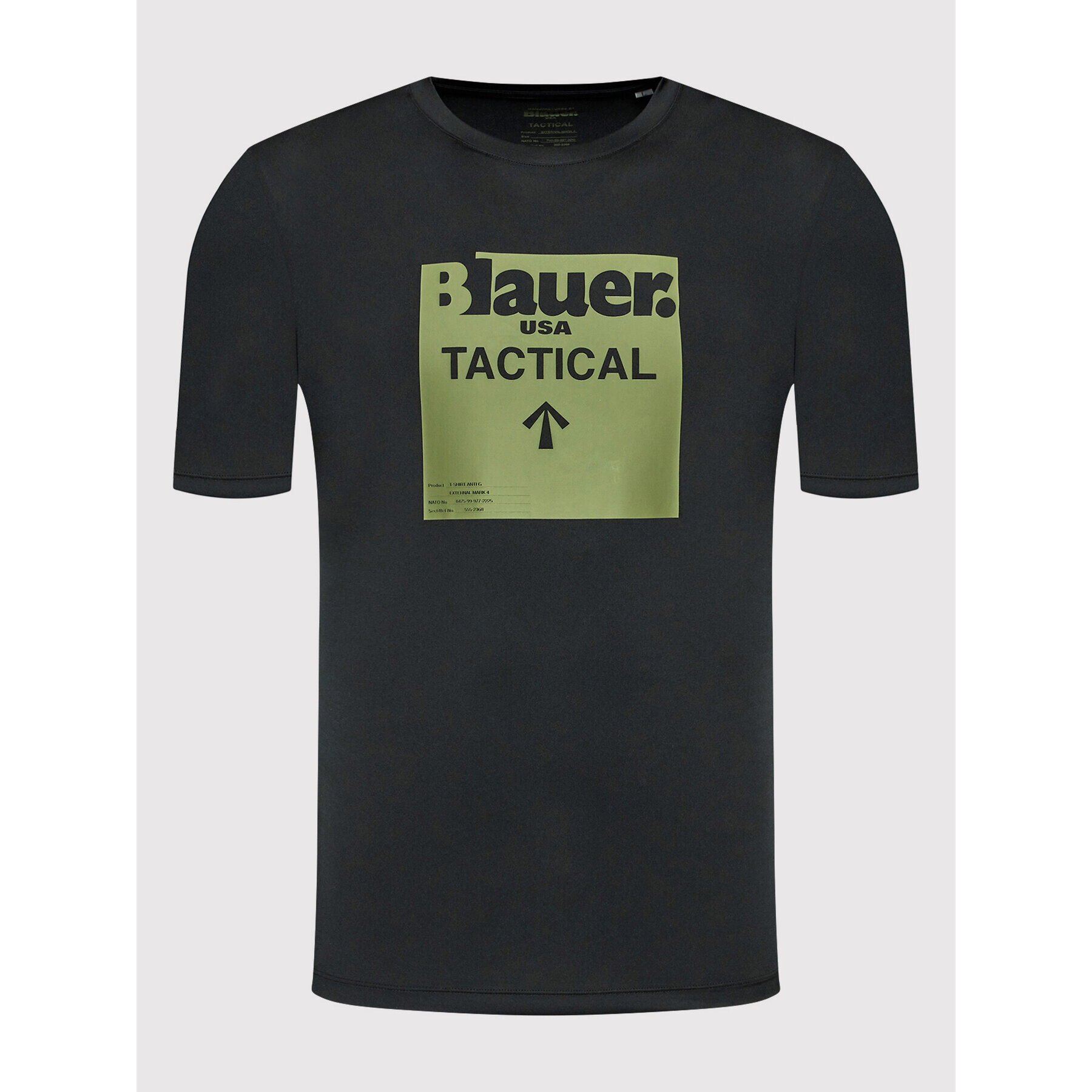 Blauer Тишърт Tactical BLUH02428 006286 Черен Regular Fit - Pepit.bg