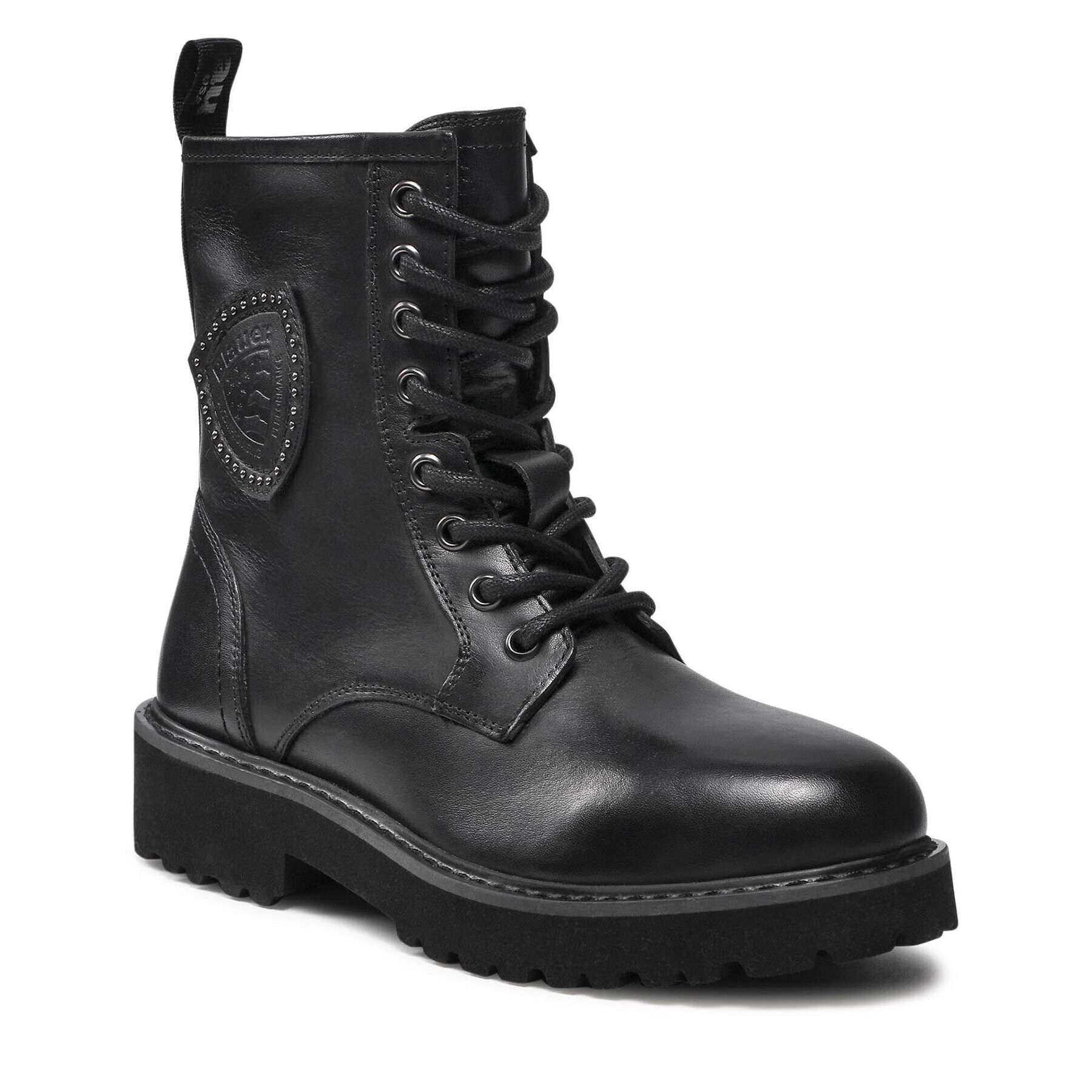 Blauer Туристически oбувки F1IRVINE01/LEA Черен - Pepit.bg
