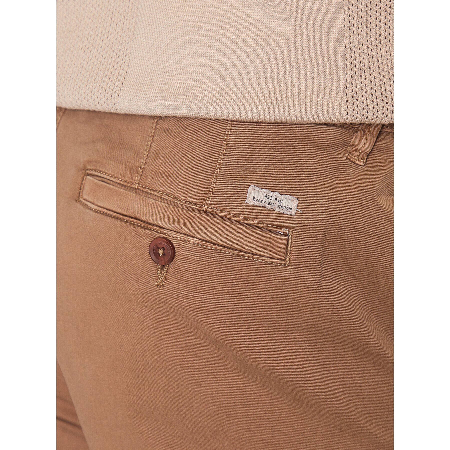 Blend Чино панталони 20715115 Кафяв Slim Fit - Pepit.bg