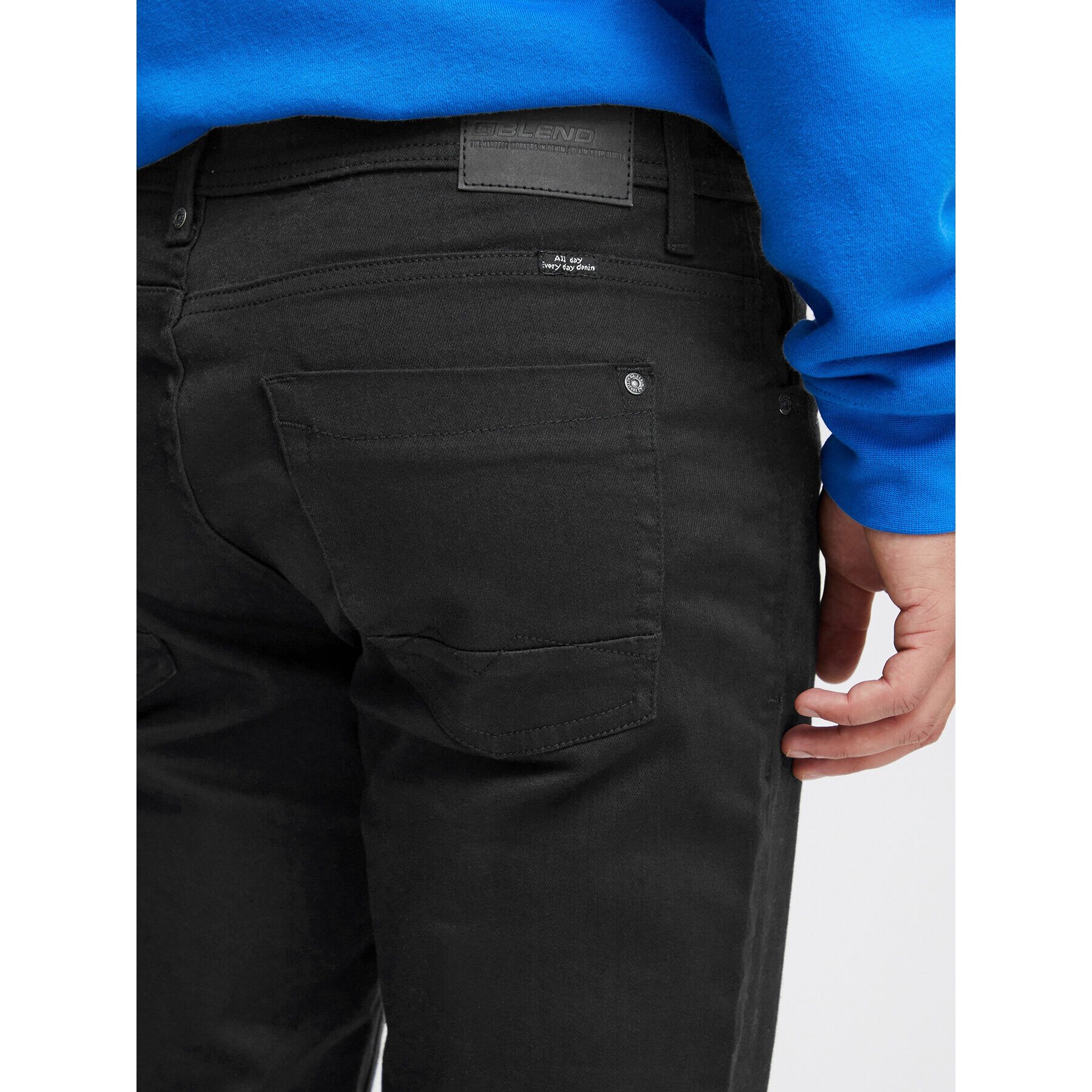Blend Дънки 20712391 Черен Slim Fit - Pepit.bg