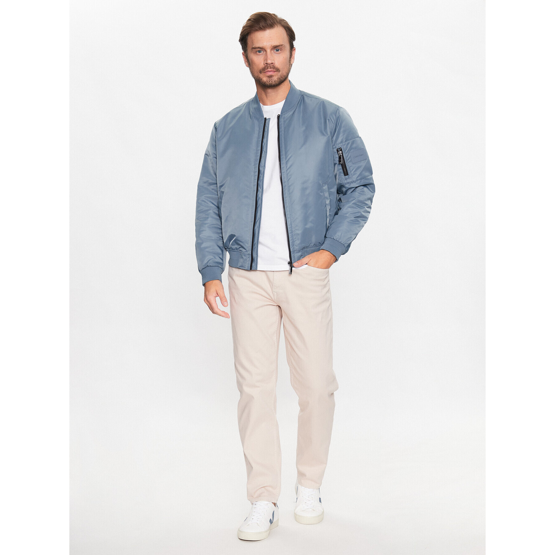 Blend Дънки 20715087 Екрю Slim Fit - Pepit.bg