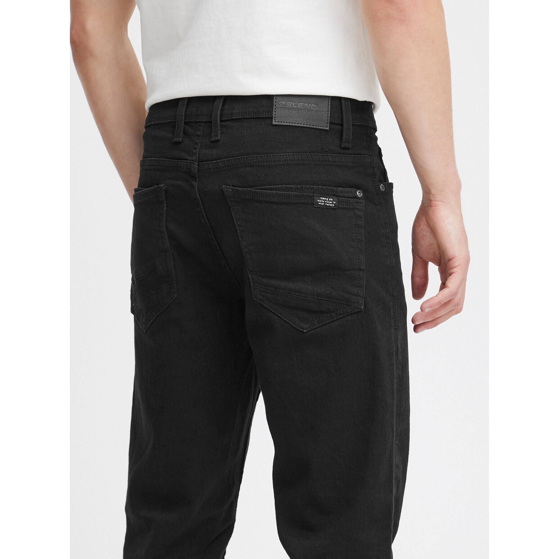 Blend Дънки 700069 Черен Regular Fit - Pepit.bg