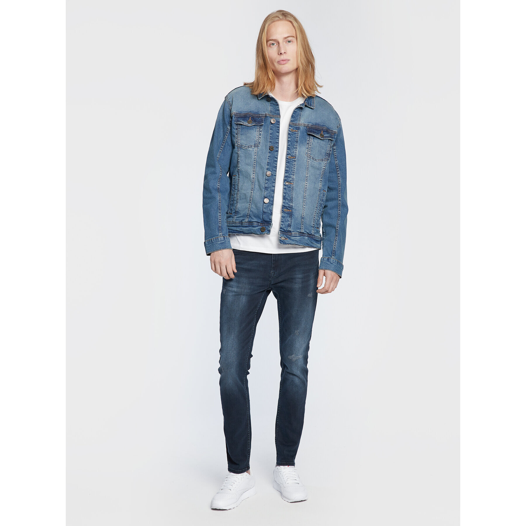 Blend Дънки Echo 20710666 Тъмносин Skinny Fit - Pepit.bg