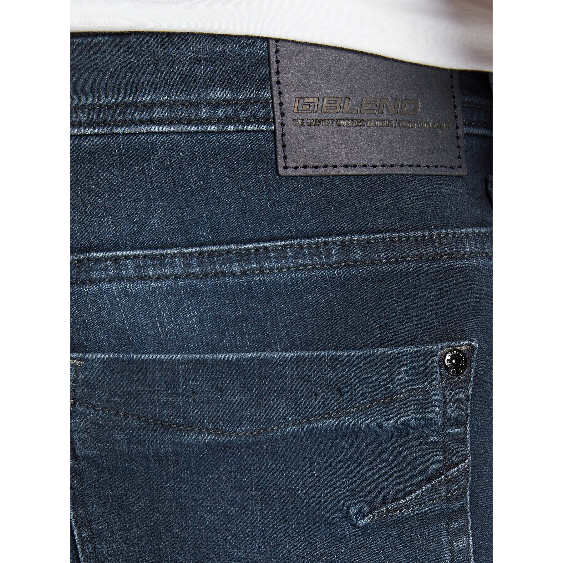 Blend Дънки Echo 20710666 Тъмносин Skinny Fit - Pepit.bg
