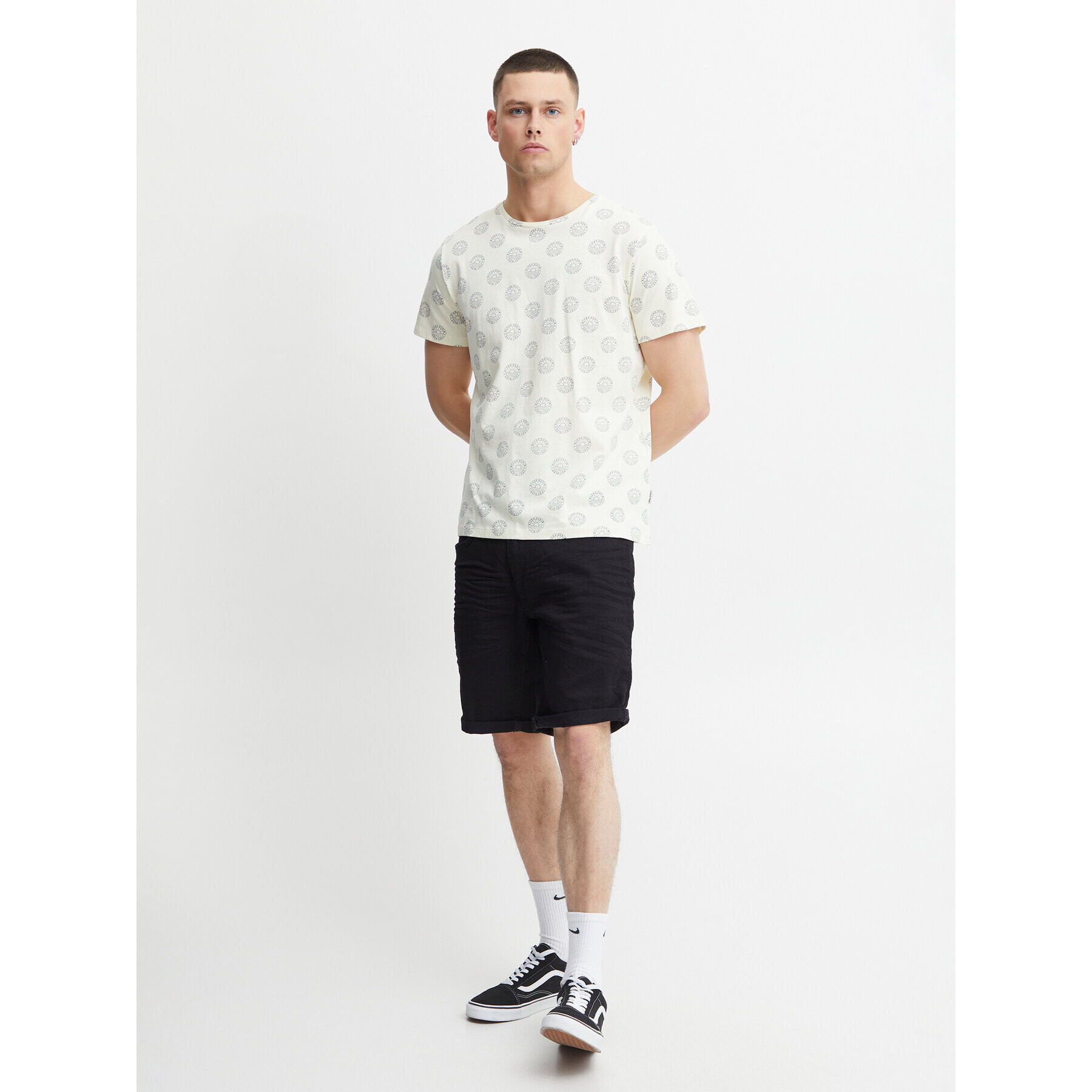 Blend Дънкови шорти 20713326 Черен Slim Fit - Pepit.bg