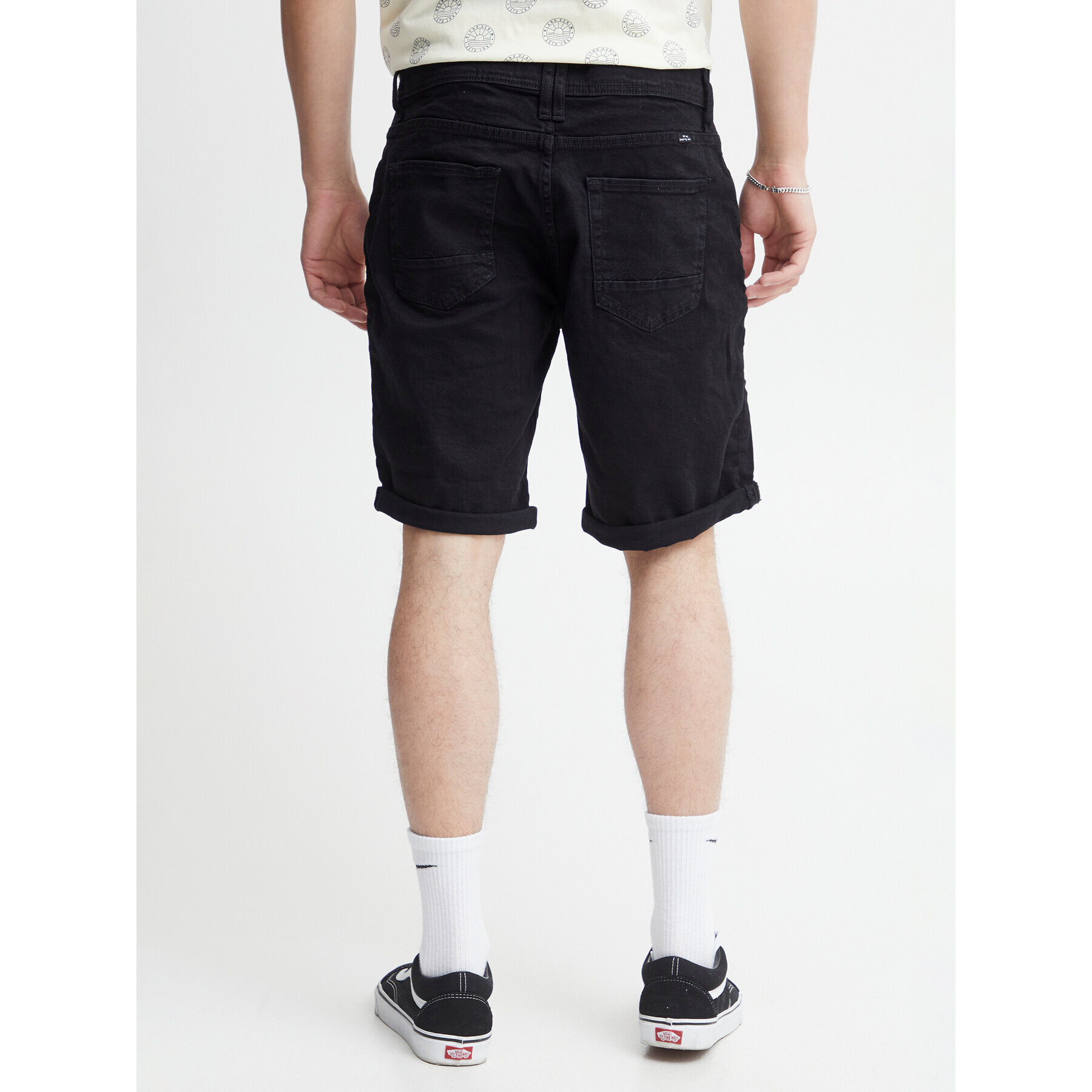 Blend Дънкови шорти 20713326 Черен Slim Fit - Pepit.bg