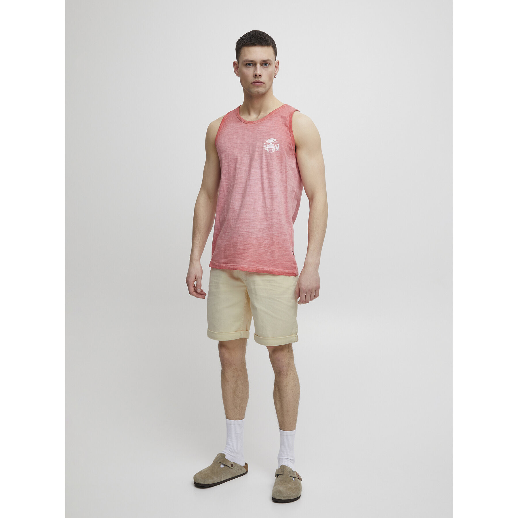 Blend Дънкови шорти 20715427 Екрю Regular Fit - Pepit.bg