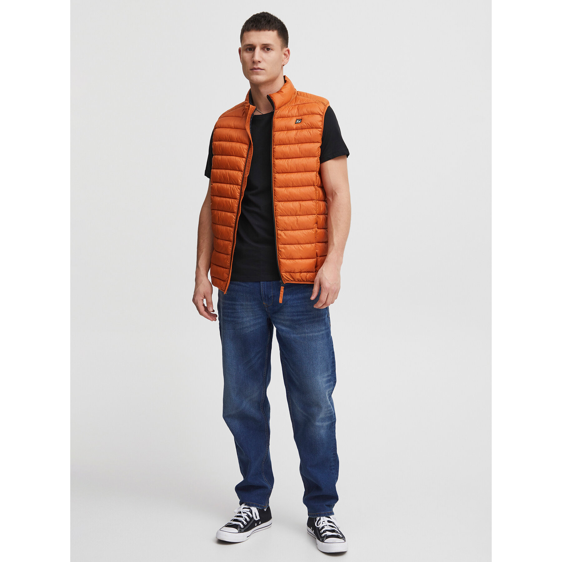 Blend Елек 20712463 Оранжев Regular Fit - Pepit.bg