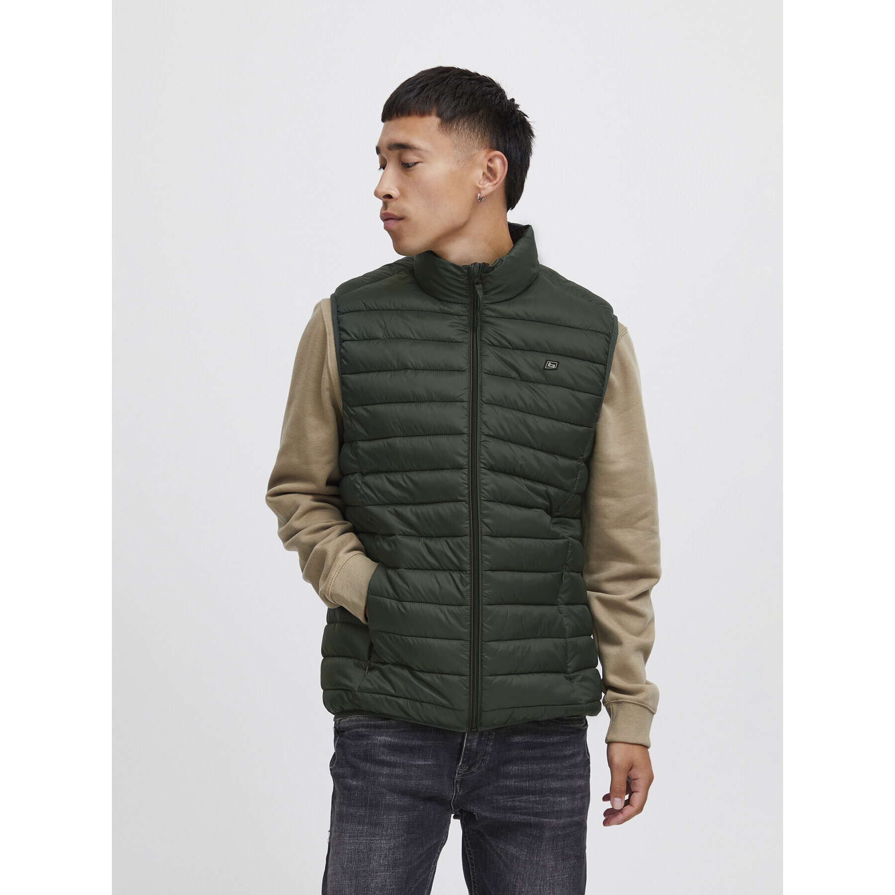 Blend Елек 20712463 Зелен Regular Fit - Pepit.bg