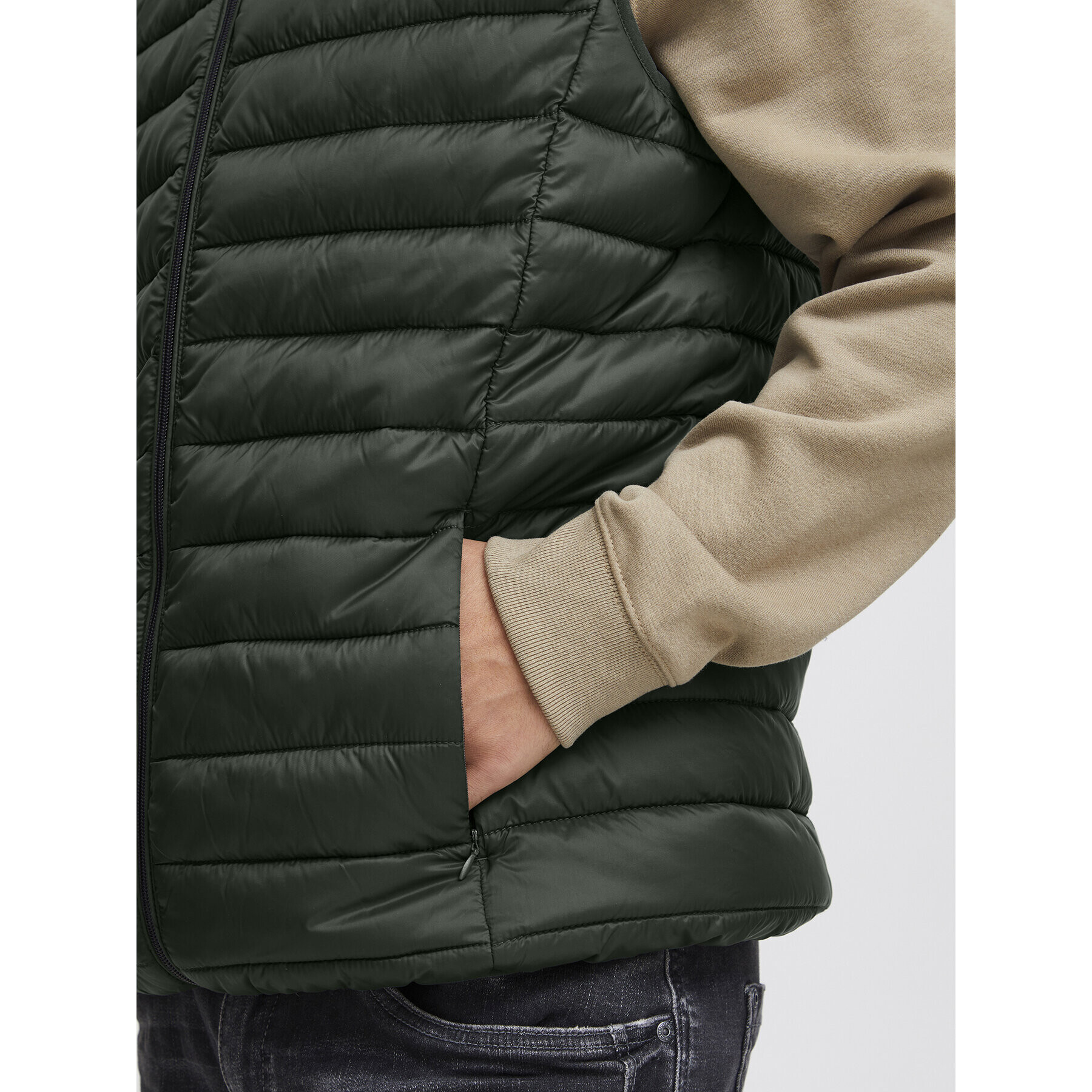 Blend Елек 20712463 Зелен Regular Fit - Pepit.bg
