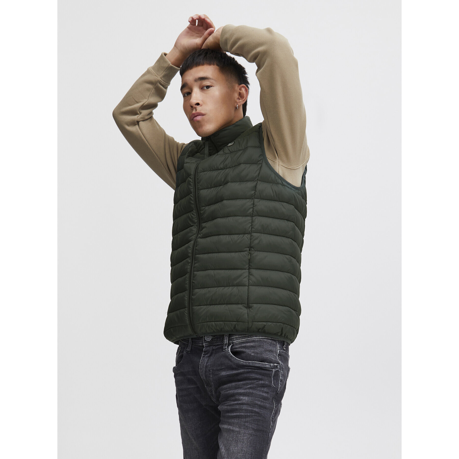 Blend Елек 20712463 Зелен Regular Fit - Pepit.bg