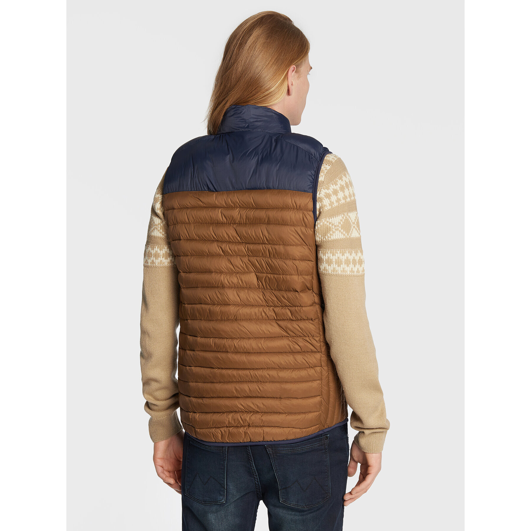 Blend Елек 20714367 Кафяв Regular Fit - Pepit.bg