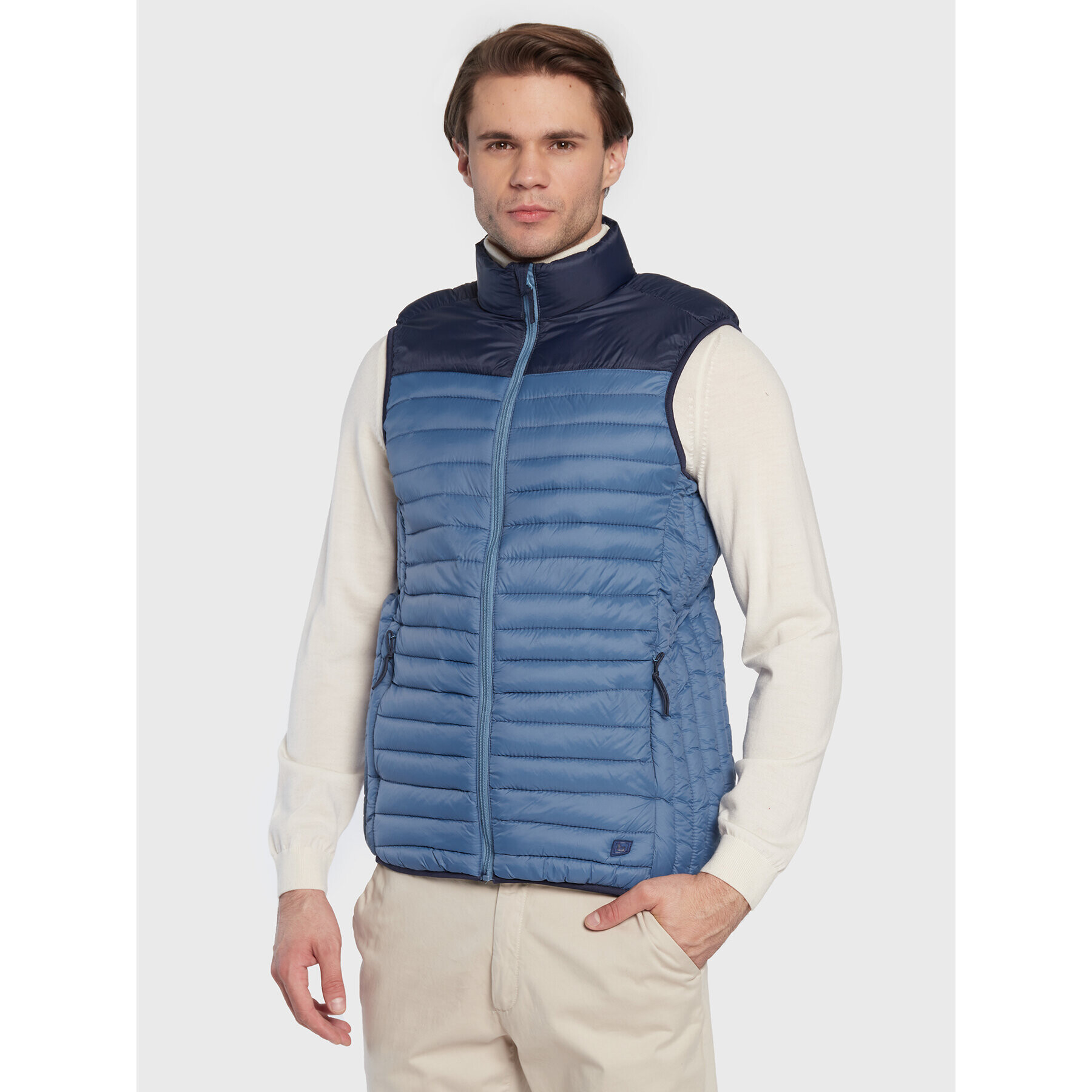 Blend Елек 20714367 Син Regular Fit - Pepit.bg