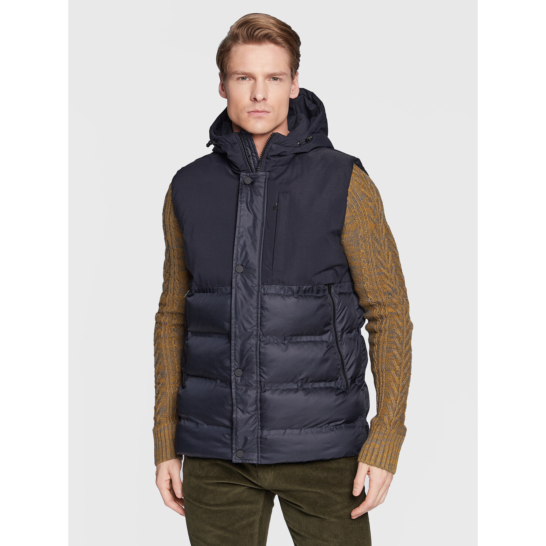 Blend Елек 20714690 Тъмносин Regular Fit - Pepit.bg