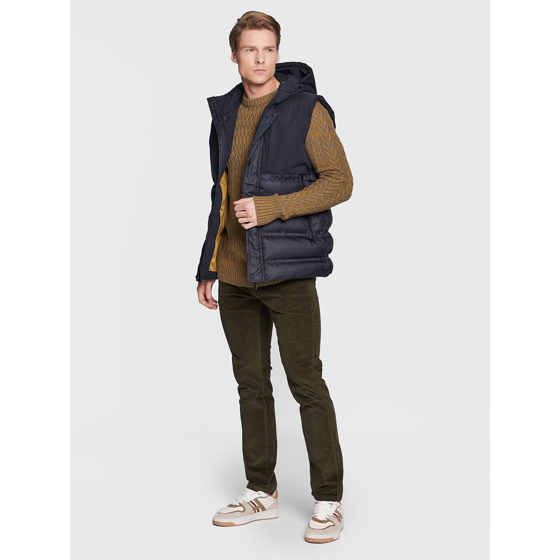 Blend Елек 20714690 Тъмносин Regular Fit - Pepit.bg