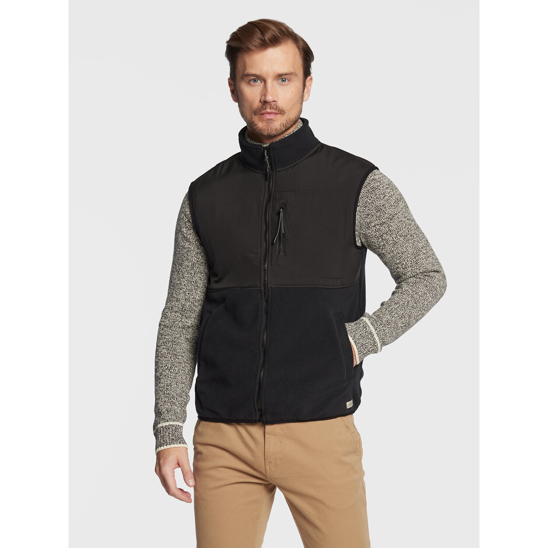 Blend Елек Sweat 20714280 Черен Regular Fit - Pepit.bg