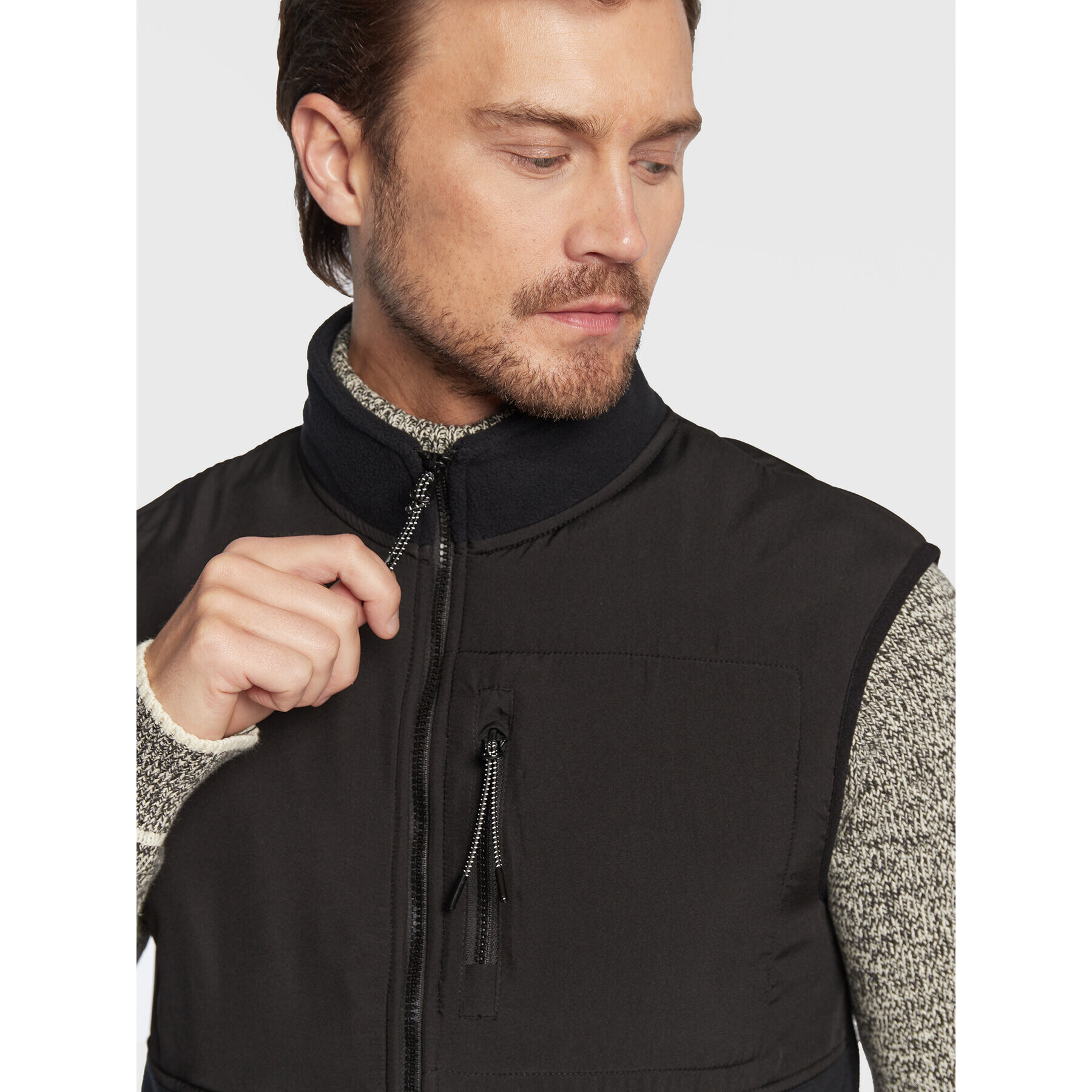 Blend Елек Sweat 20714280 Черен Regular Fit - Pepit.bg