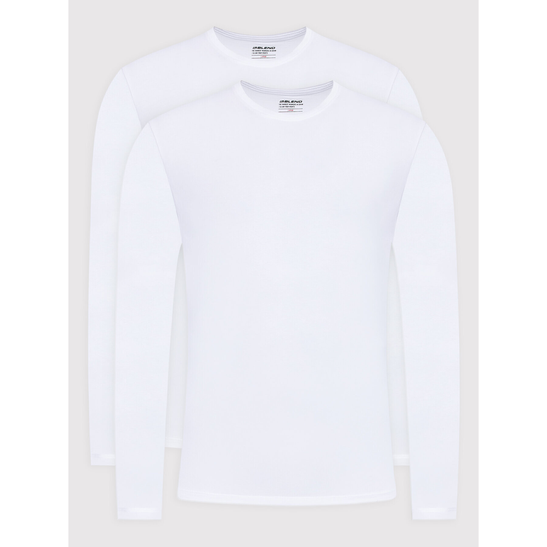 Blend Комплект 2 блузи 20713862 Бял Slim Fit - Pepit.bg