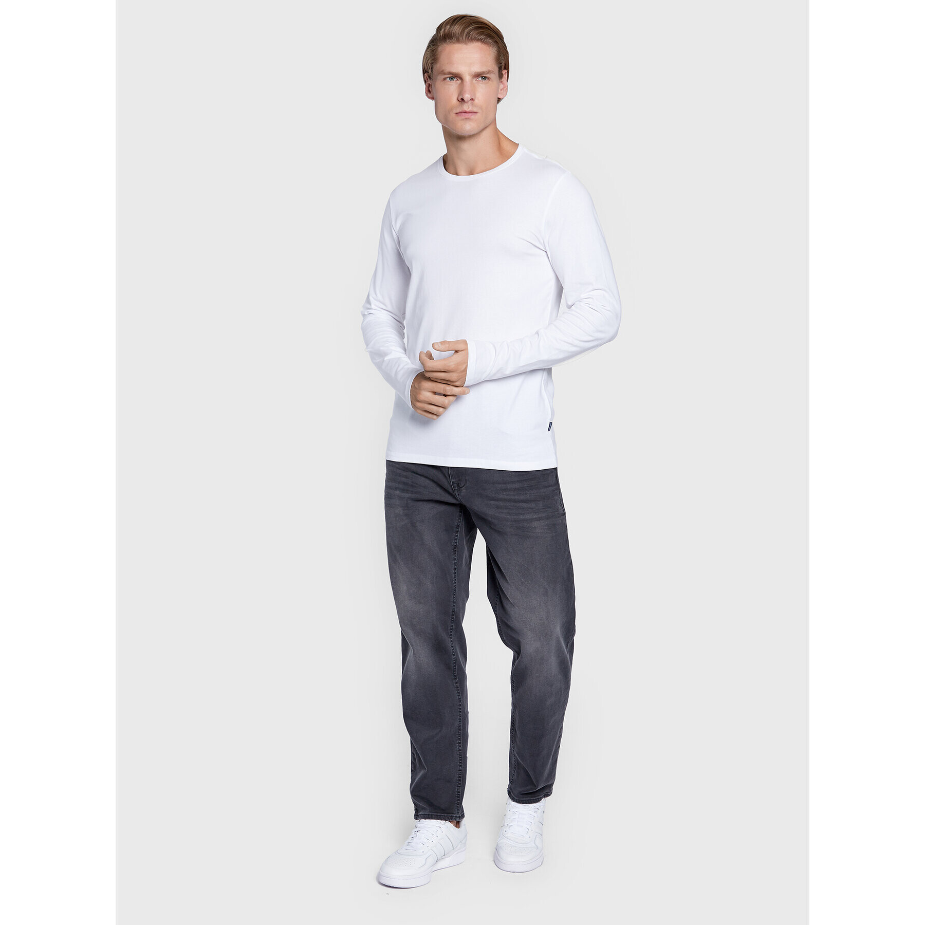 Blend Комплект 2 блузи 20713862 Бял Slim Fit - Pepit.bg