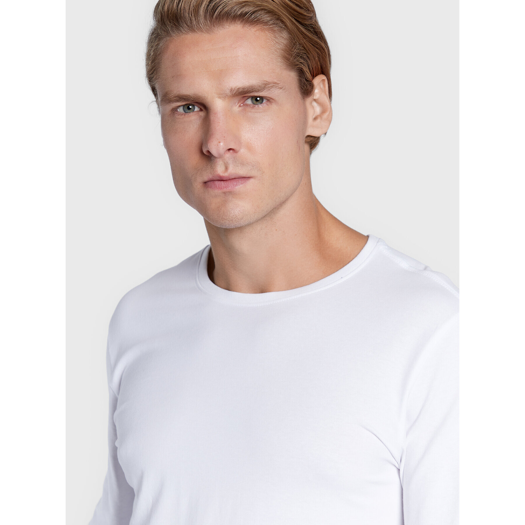 Blend Комплект 2 блузи 20713862 Бял Slim Fit - Pepit.bg