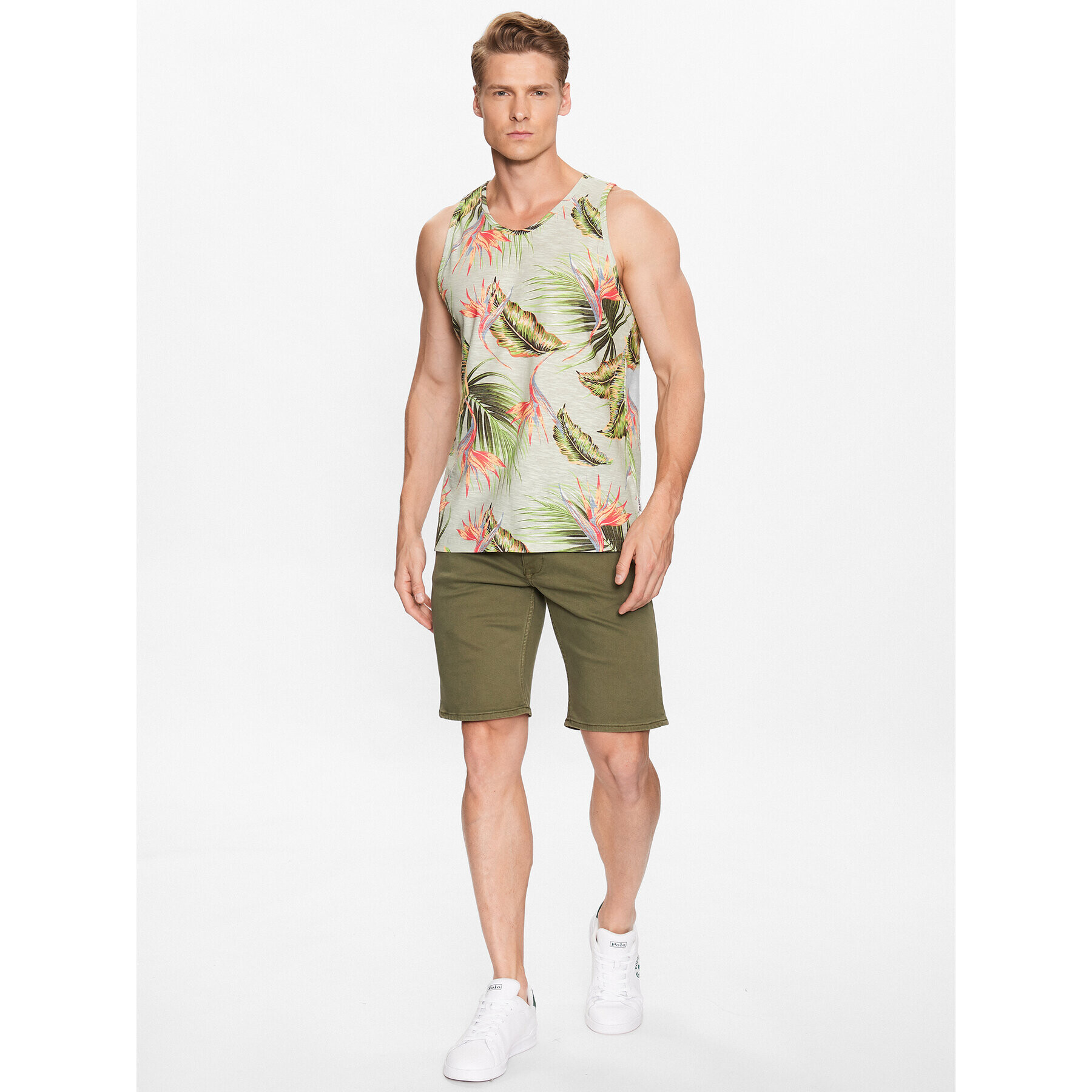 Blend Мъжки топ 20715322 Зелен Regular Fit - Pepit.bg