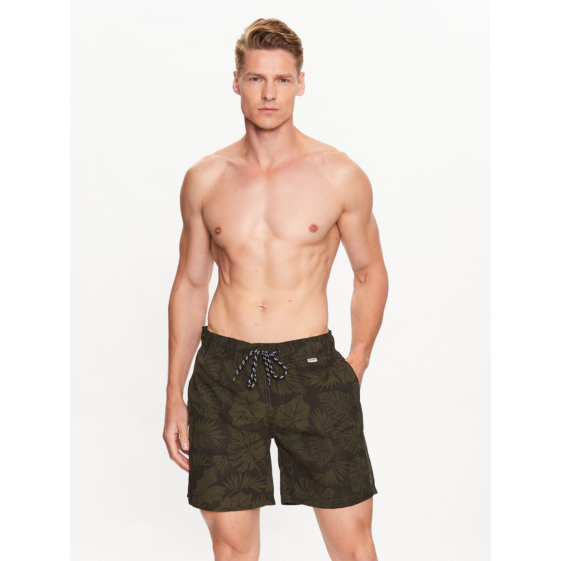 Blend Плувни шорти 20715537 Зелен Regular Fit - Pepit.bg