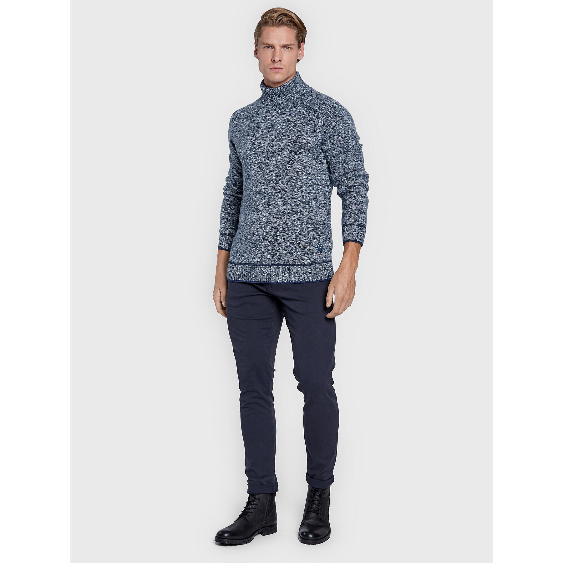 Blend Поло 20714599 Син Regular Fit - Pepit.bg