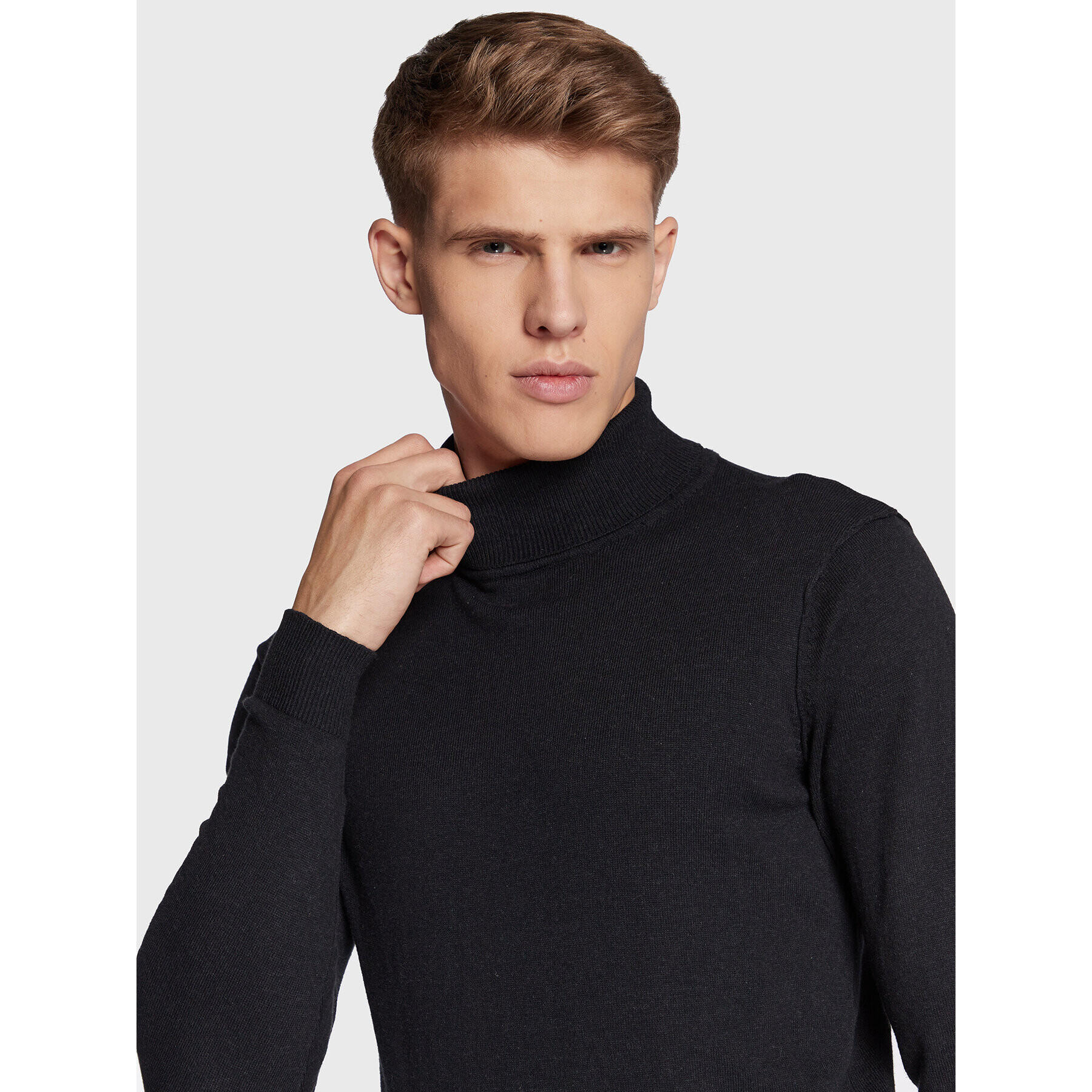 Blend Поло 20714624 Черен Regular Fit - Pepit.bg