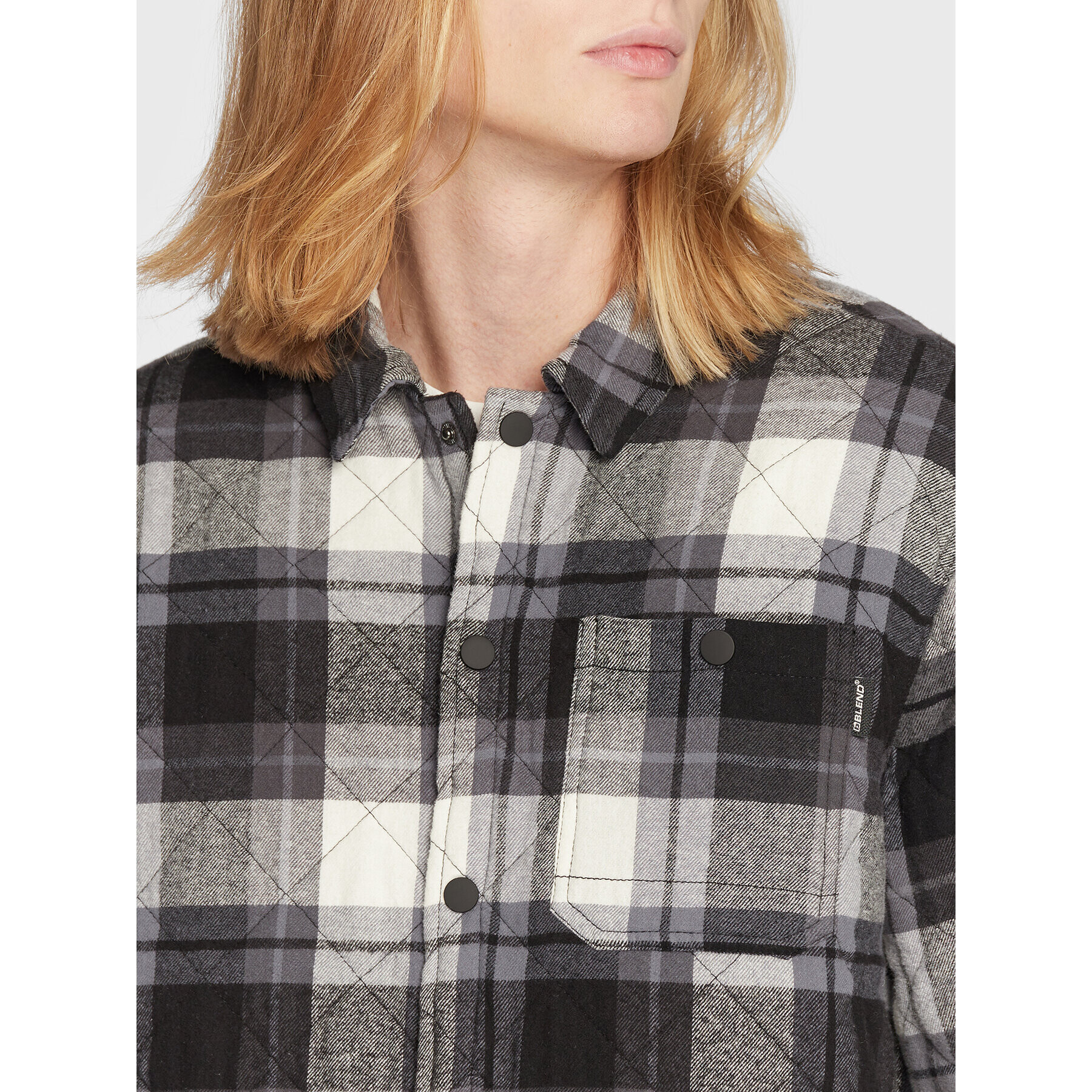 Blend Преходно яке 20714332 Черен Oversize - Pepit.bg
