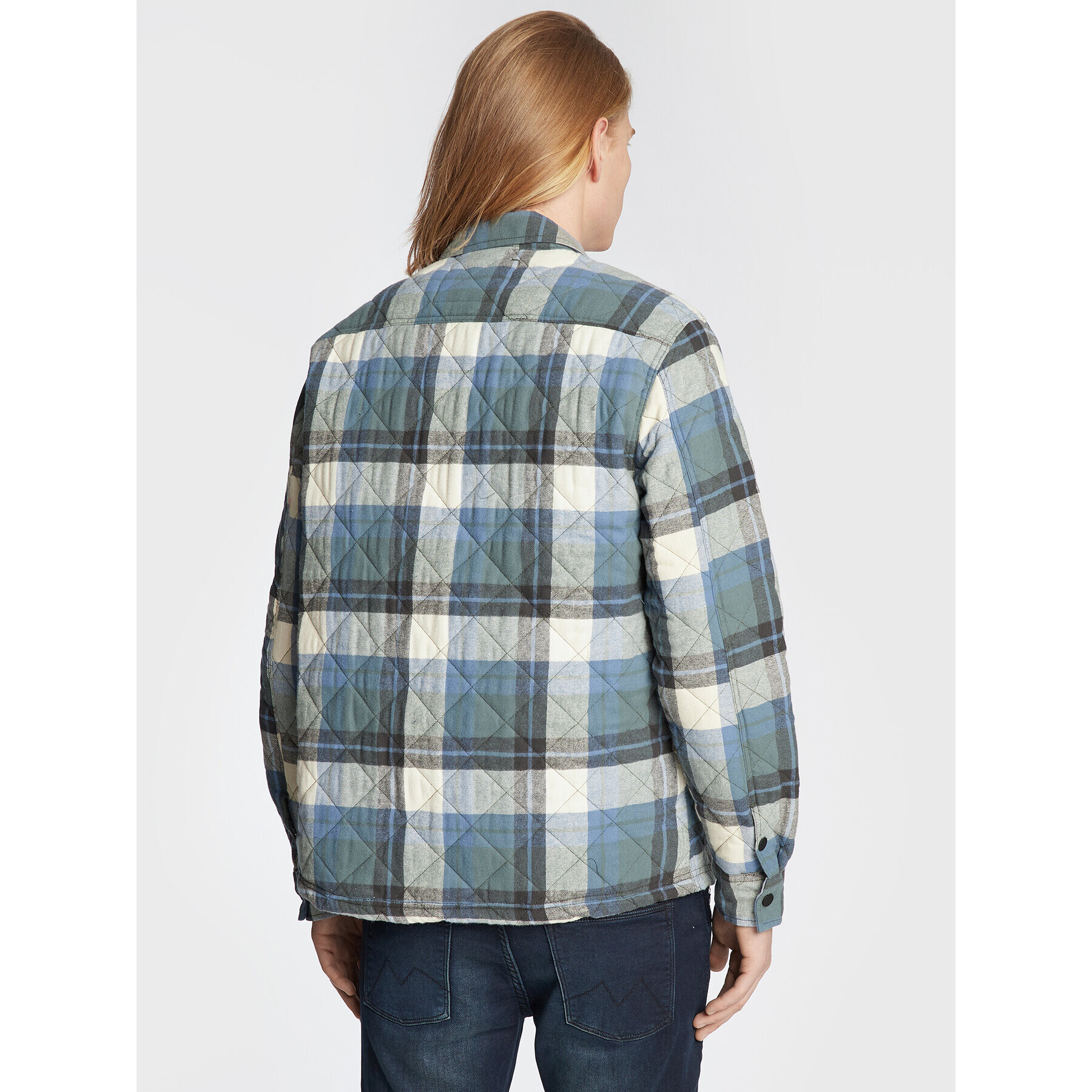 Blend Преходно яке 20714332 Зелен Oversize - Pepit.bg