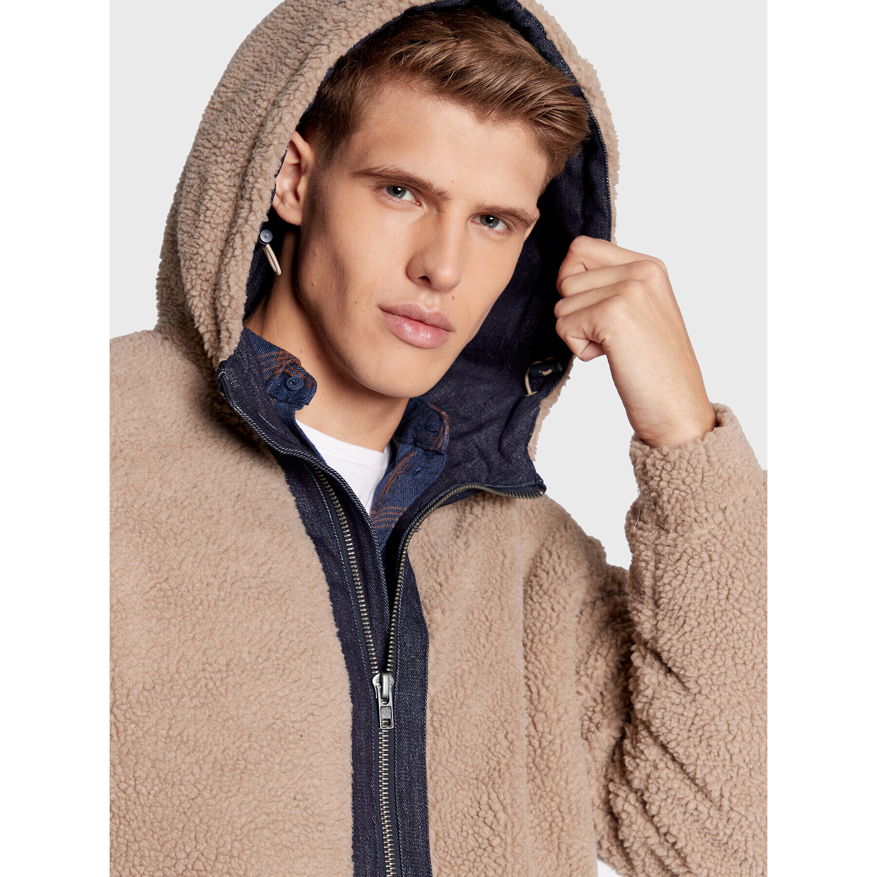 Blend Преходно яке 20714999 Бежов Regular Fit - Pepit.bg